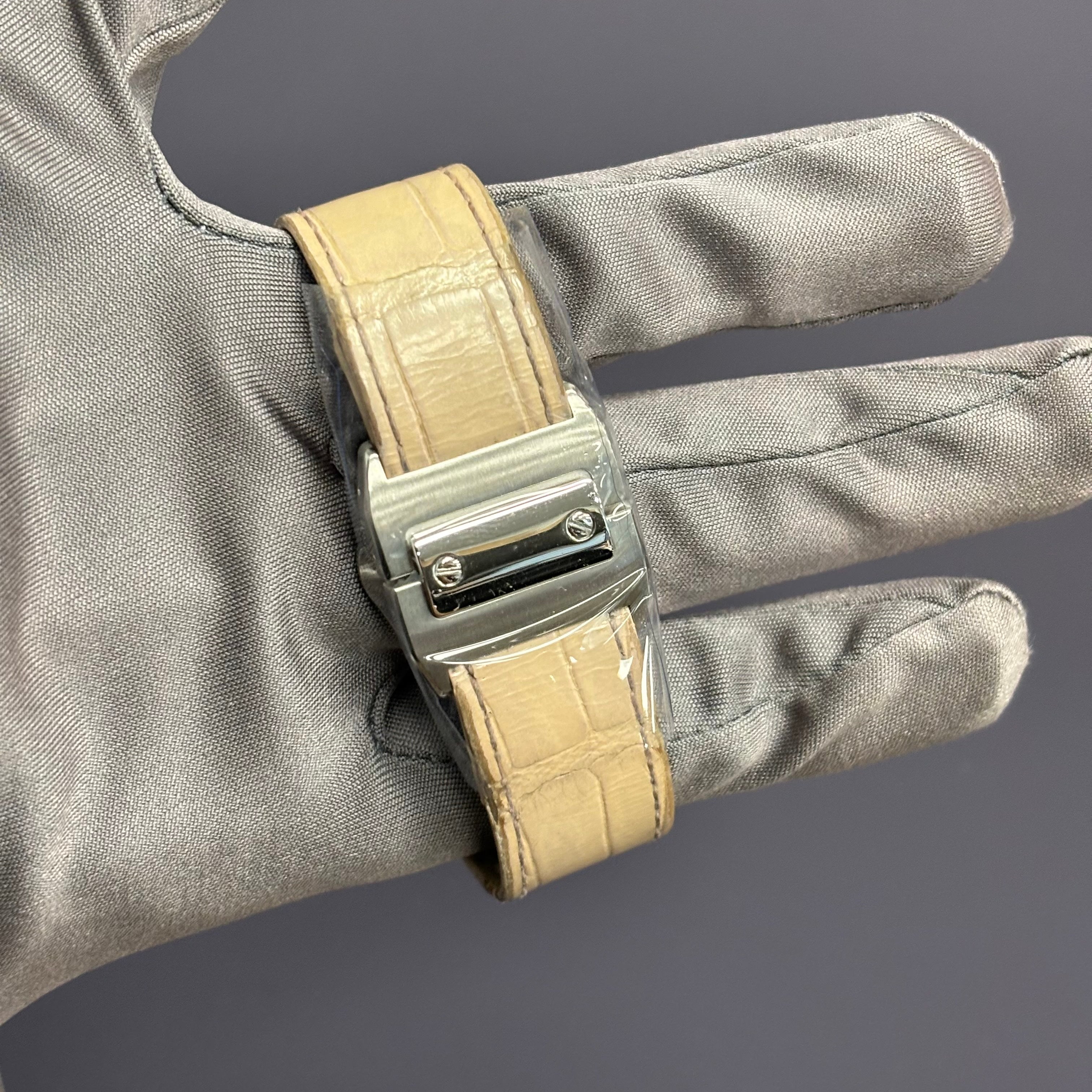 Cartier Santos 33mm White Dial Watch Ref# W20126X8 - Happy Jewelers Fine Jewelry Lifetime Warranty