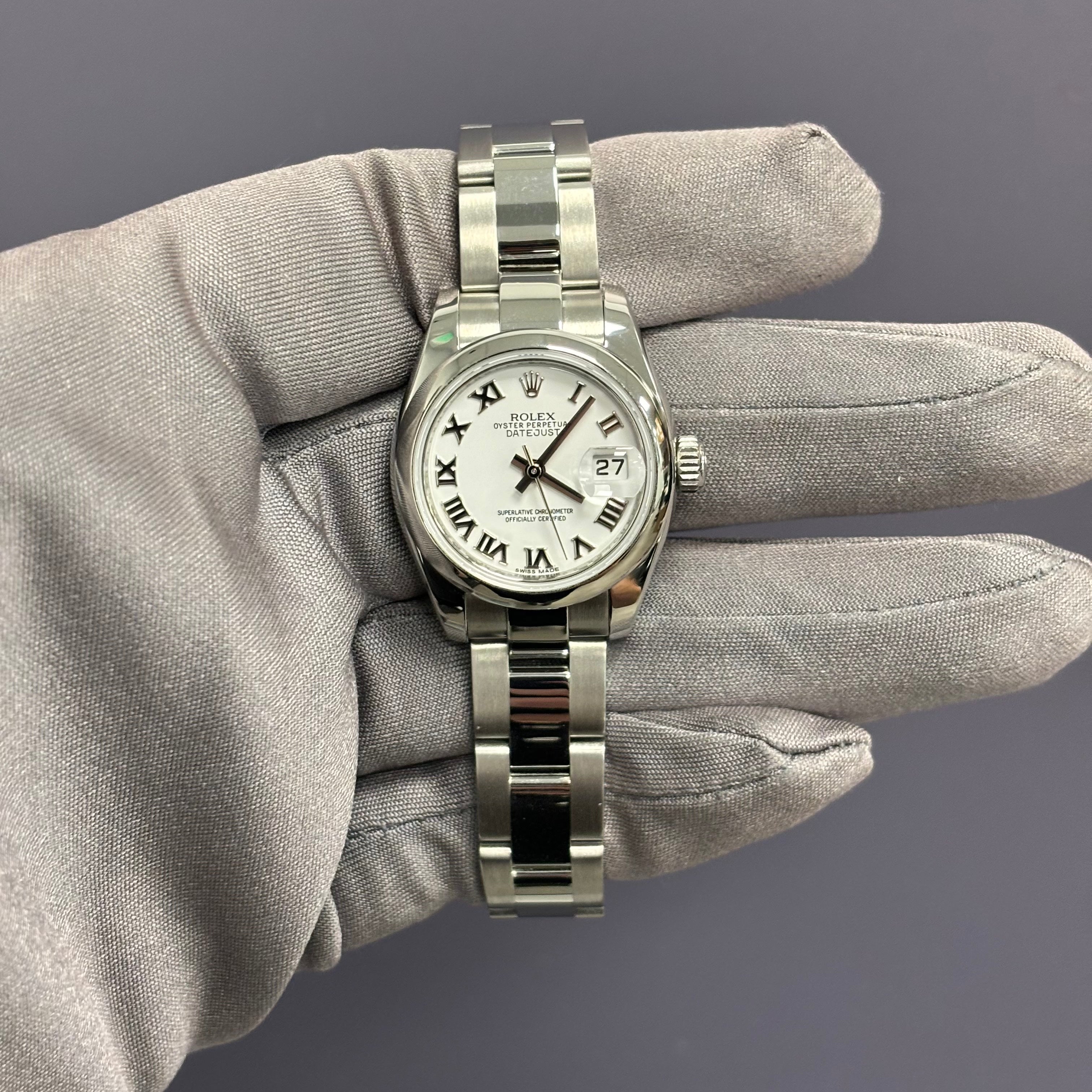 Rolex Datejust 26mm White Dial Watch Ref# 179160 - Happy Jewelers Fine Jewelry Lifetime Warranty
