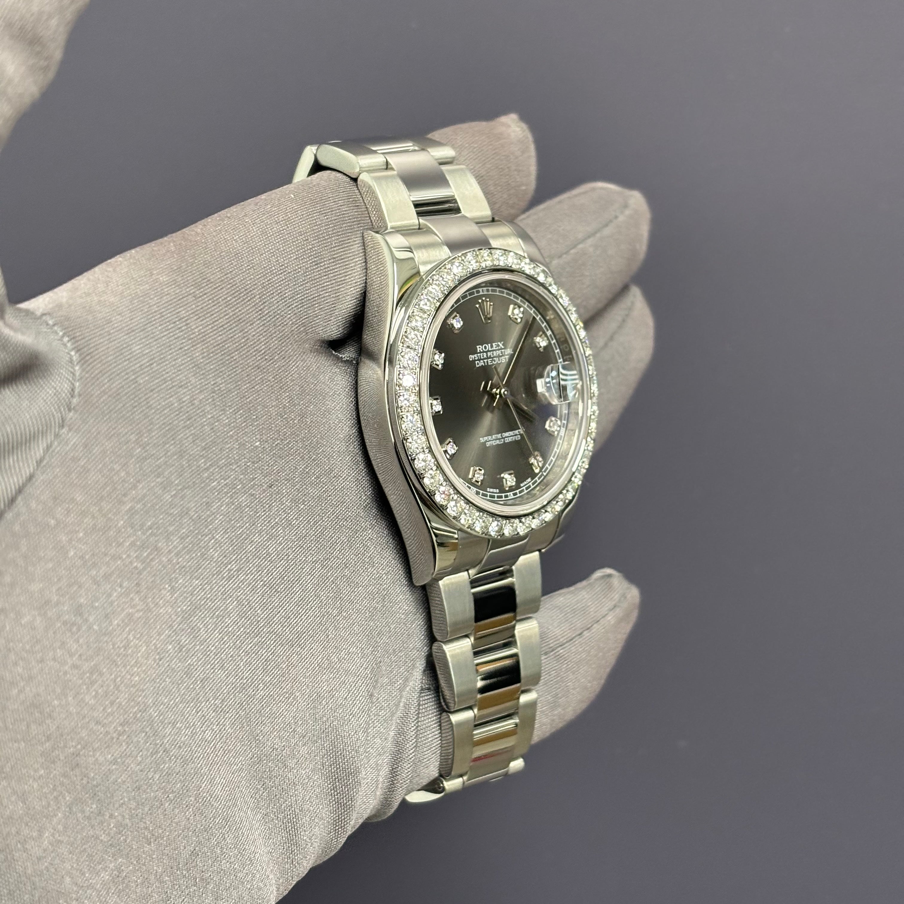 Rolex Datejust 41mm Rhodium Dial Watch Ref# 116334 - Happy Jewelers Fine Jewelry Lifetime Warranty