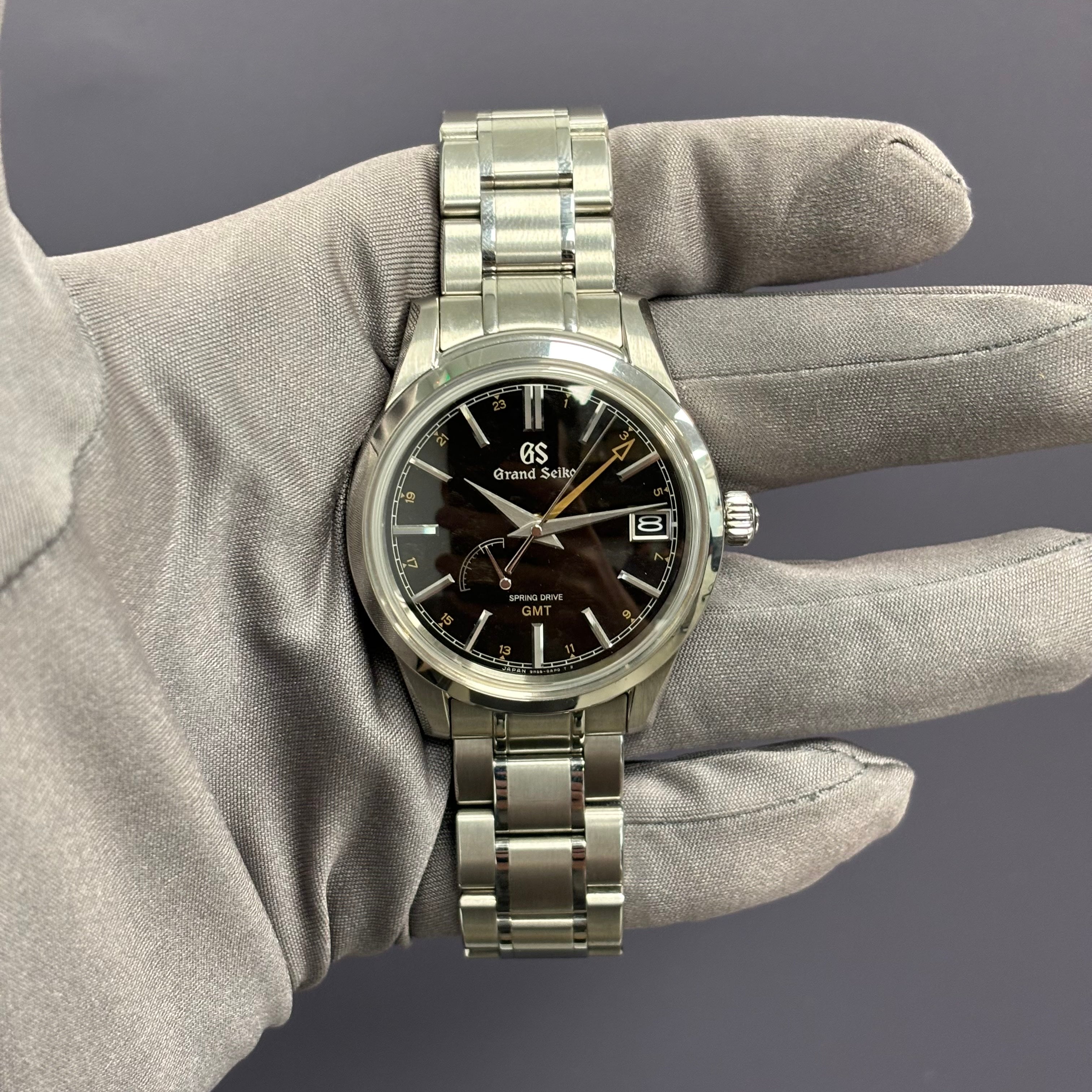 Grand Seiko Spring Drive 40mm Black Dial Ref# SBGE271 - Happy Jewelers Fine Jewelry Lifetime Warranty