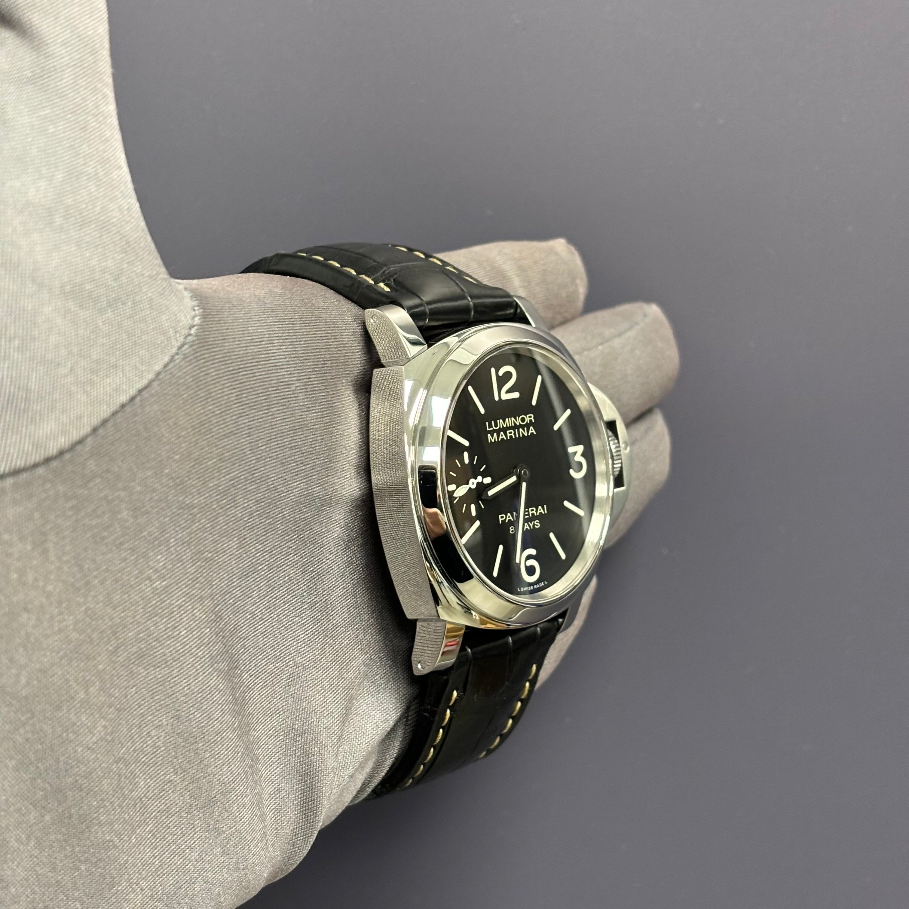 Panerai Luminor 44mm Black Dial Ref# PAM00510 - Happy Jewelers Fine Jewelry Lifetime Warranty