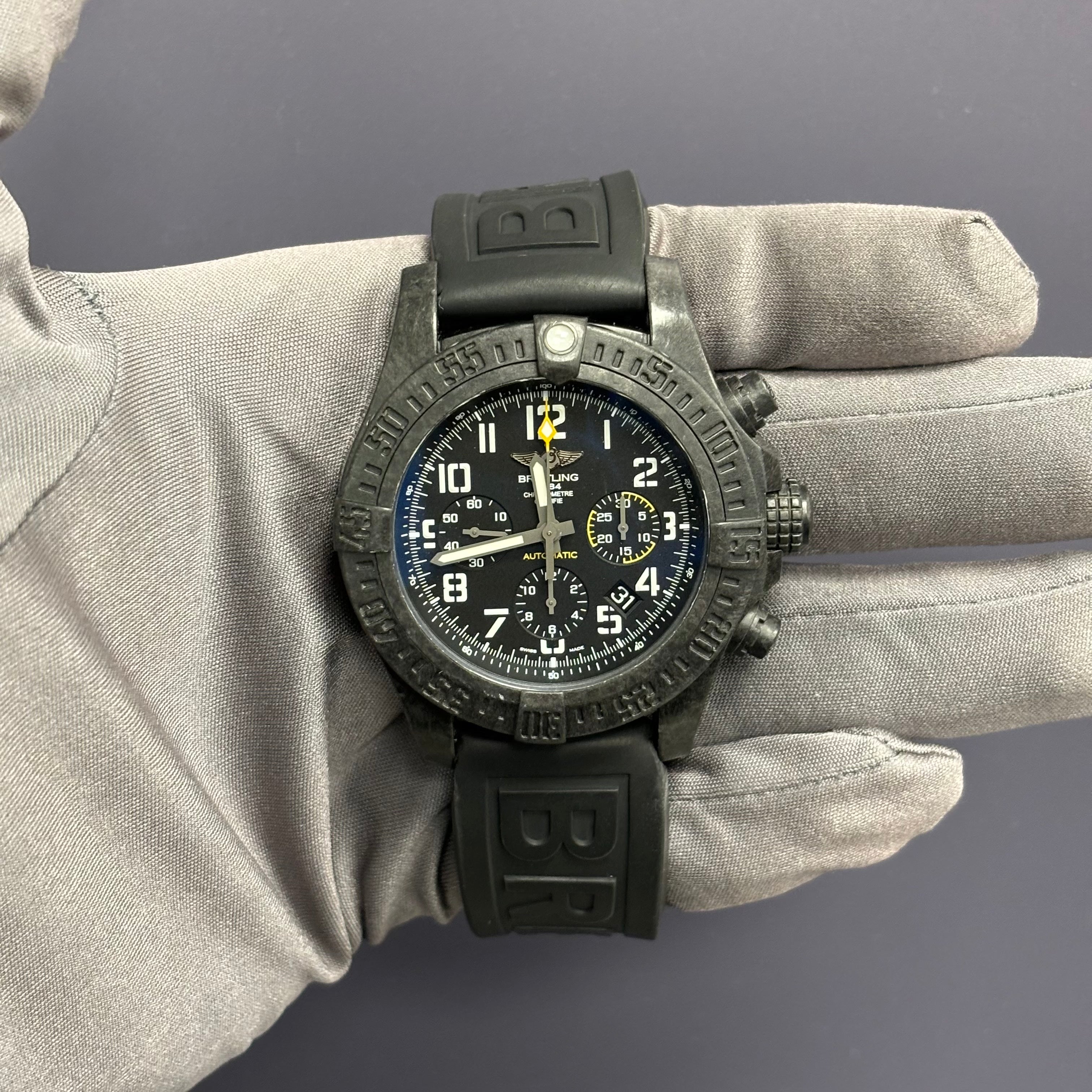 Breitling Avenger 45mm Black Dial Watch Ref# XB0180 - Happy Jewelers Fine Jewelry Lifetime Warranty