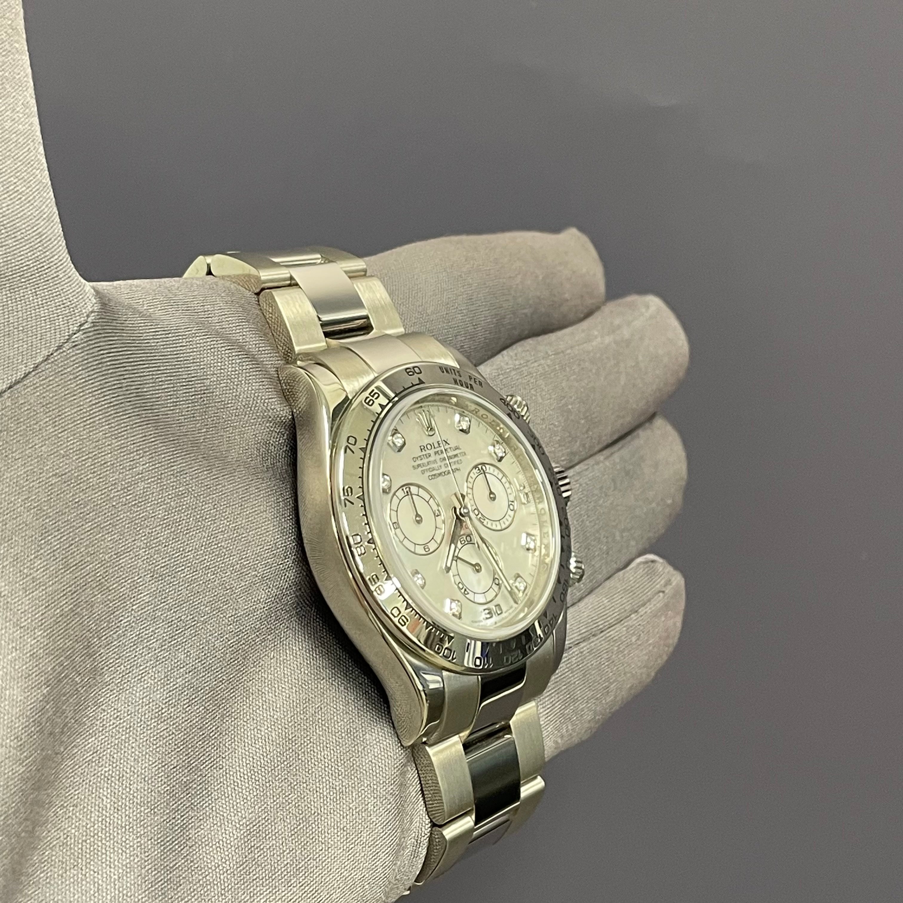 Rolex Daytona 40mm MOP Dial Ref# 116509 - Happy Jewelers Fine Jewelry Lifetime Warranty