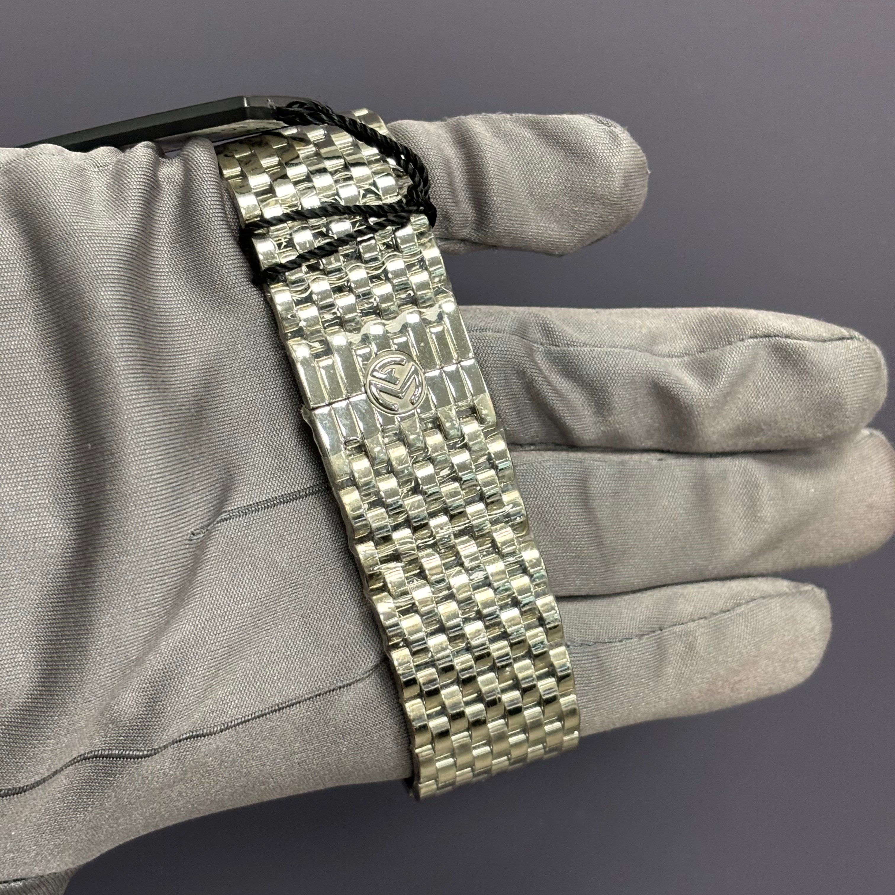 Franck Muller Master Square 32mm Silver Dial Watch Ref# 6002 M QZ R O AC - Happy Jewelers Fine Jewelry Lifetime Warranty