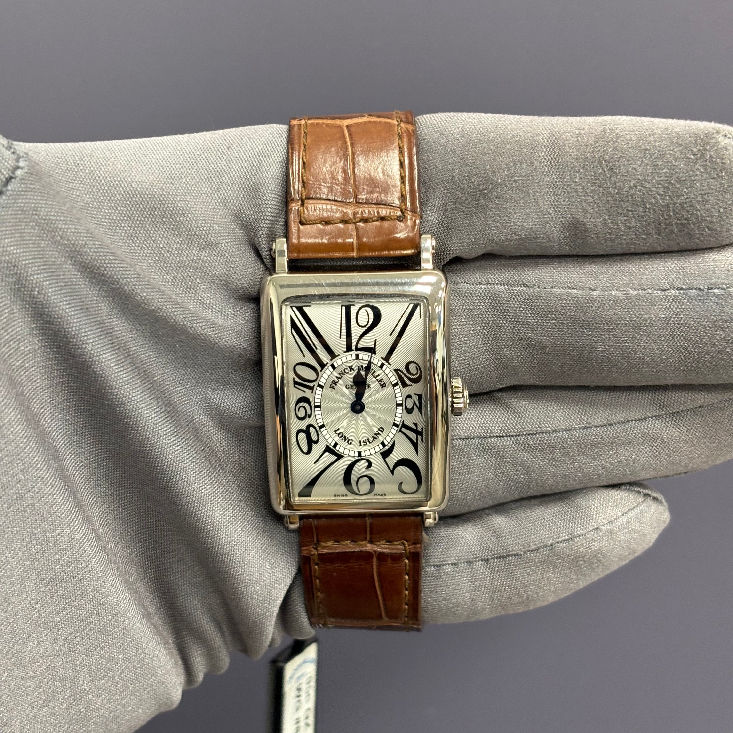 Franck Muller Long Island 26mm White Dial Watch Ref# 950 QZ - Happy Jewelers Fine Jewelry Lifetime Warranty