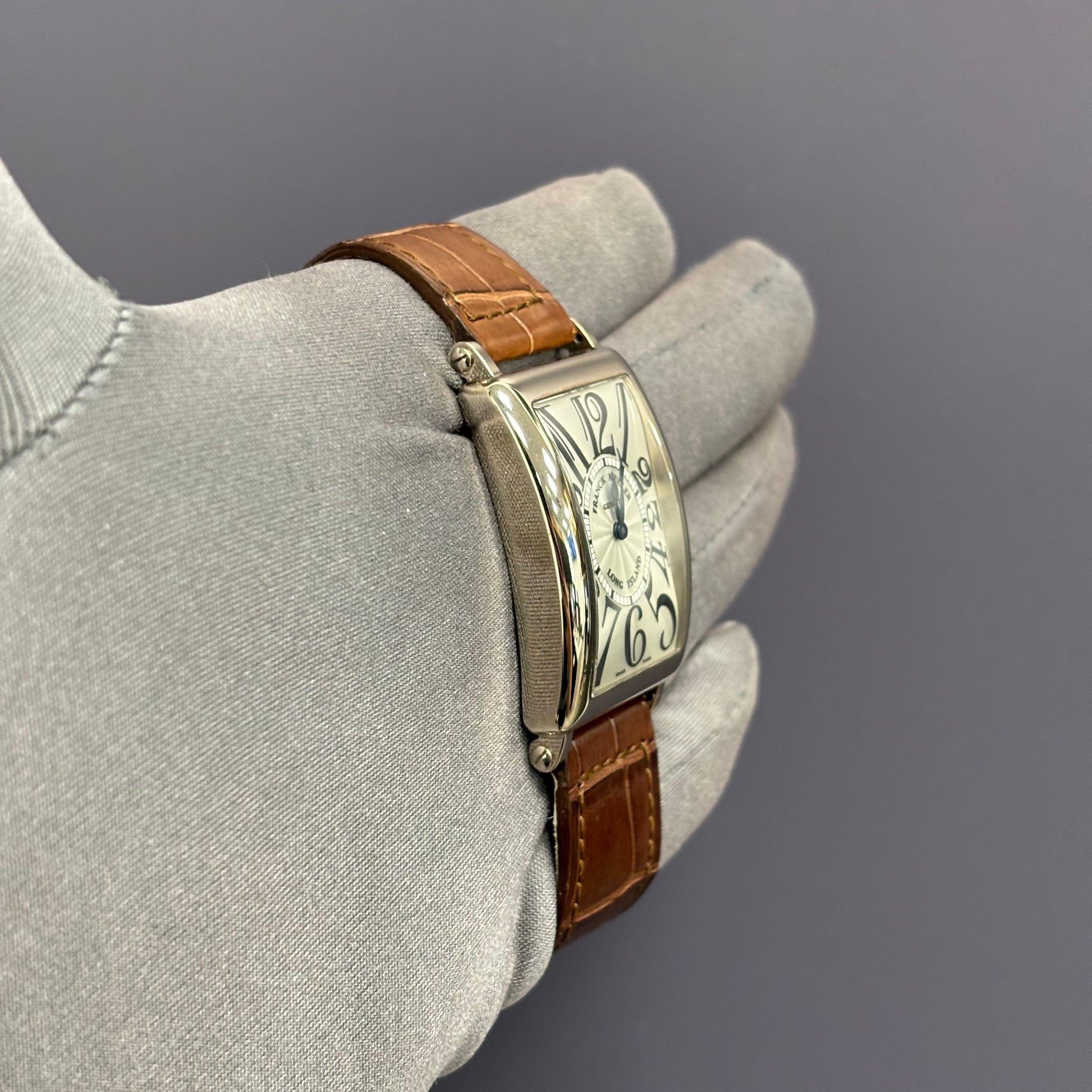 Franck Muller Long Island 26mm White Dial Watch Ref# 950 QZ - Happy Jewelers Fine Jewelry Lifetime Warranty