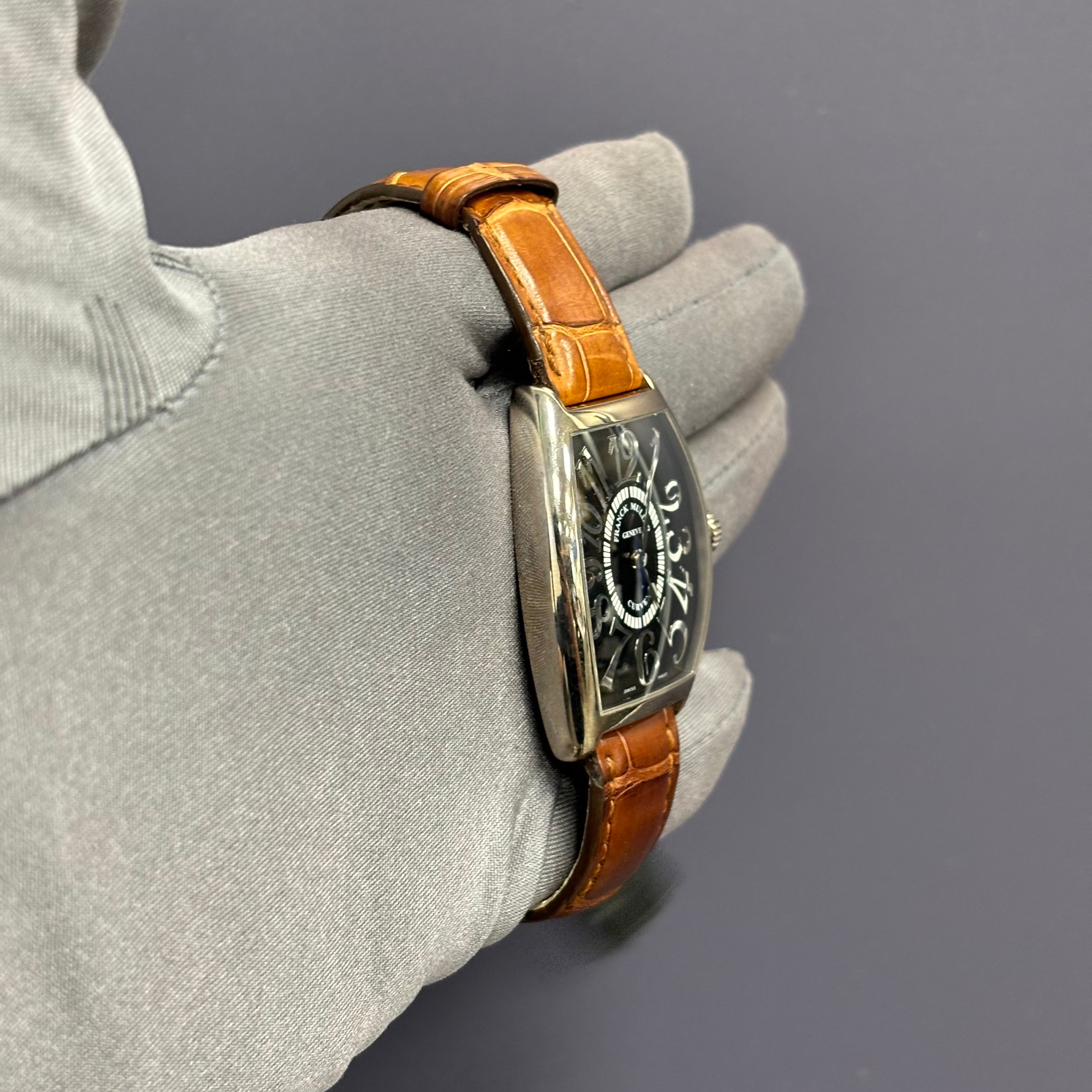 Franck Muller Cintree Curvex 31mm Black Dial Watch Ref# 2852 QZ REL - Happy Jewelers Fine Jewelry Lifetime Warranty