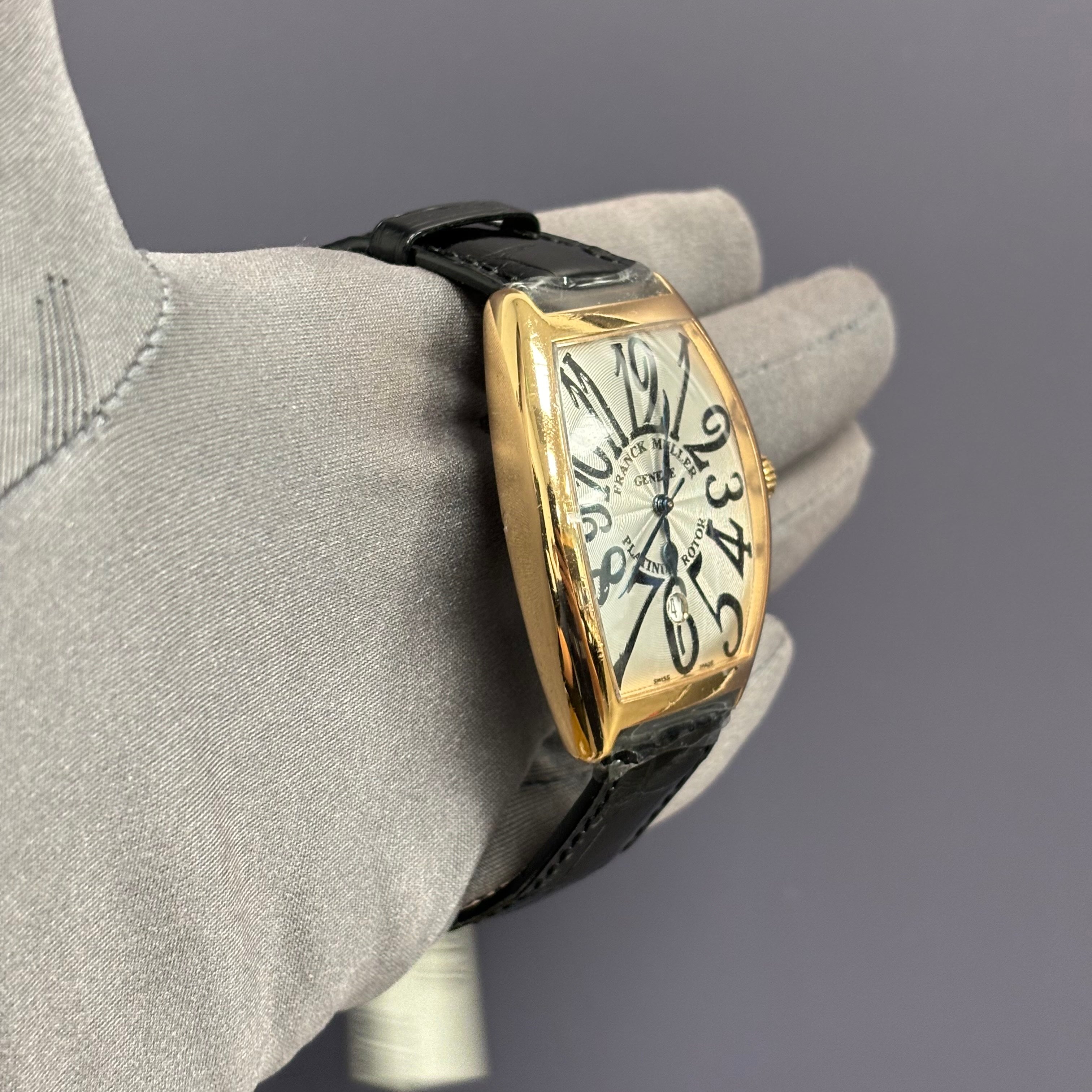 Franck Muller Cintree Curvex 34mm Silver Dial Watch Ref# 6850 B SC DT VA - Happy Jewelers Fine Jewelry Lifetime Warranty