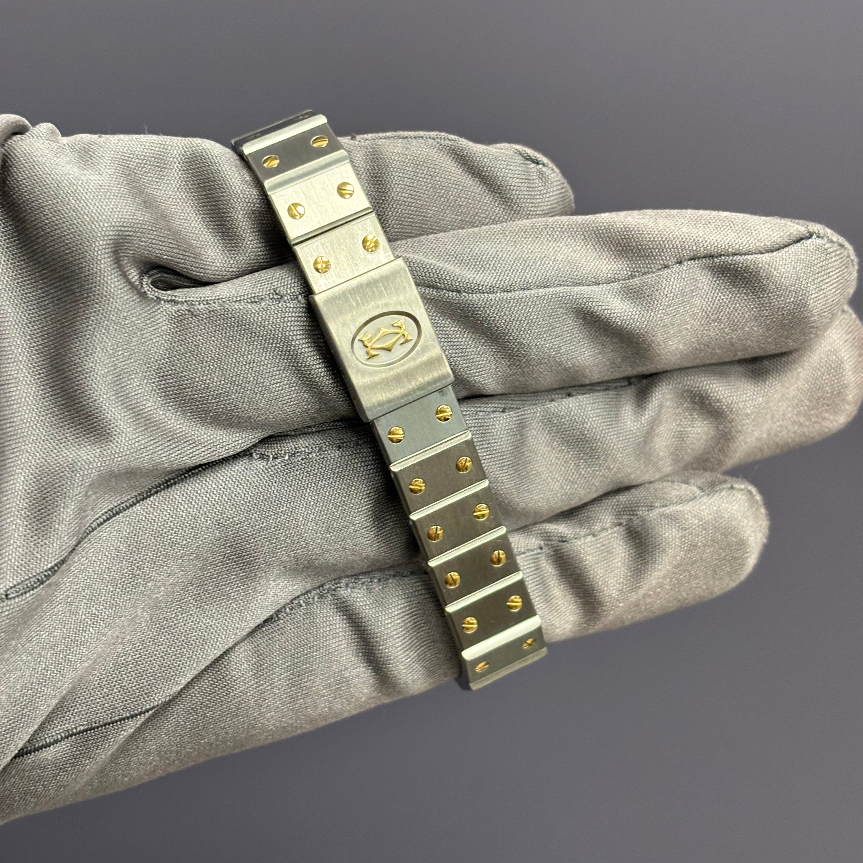 Cartier Santos 25mm Ivory Dial Watch Ref# W2001683 - Happy Jewelers Fine Jewelry Lifetime Warranty