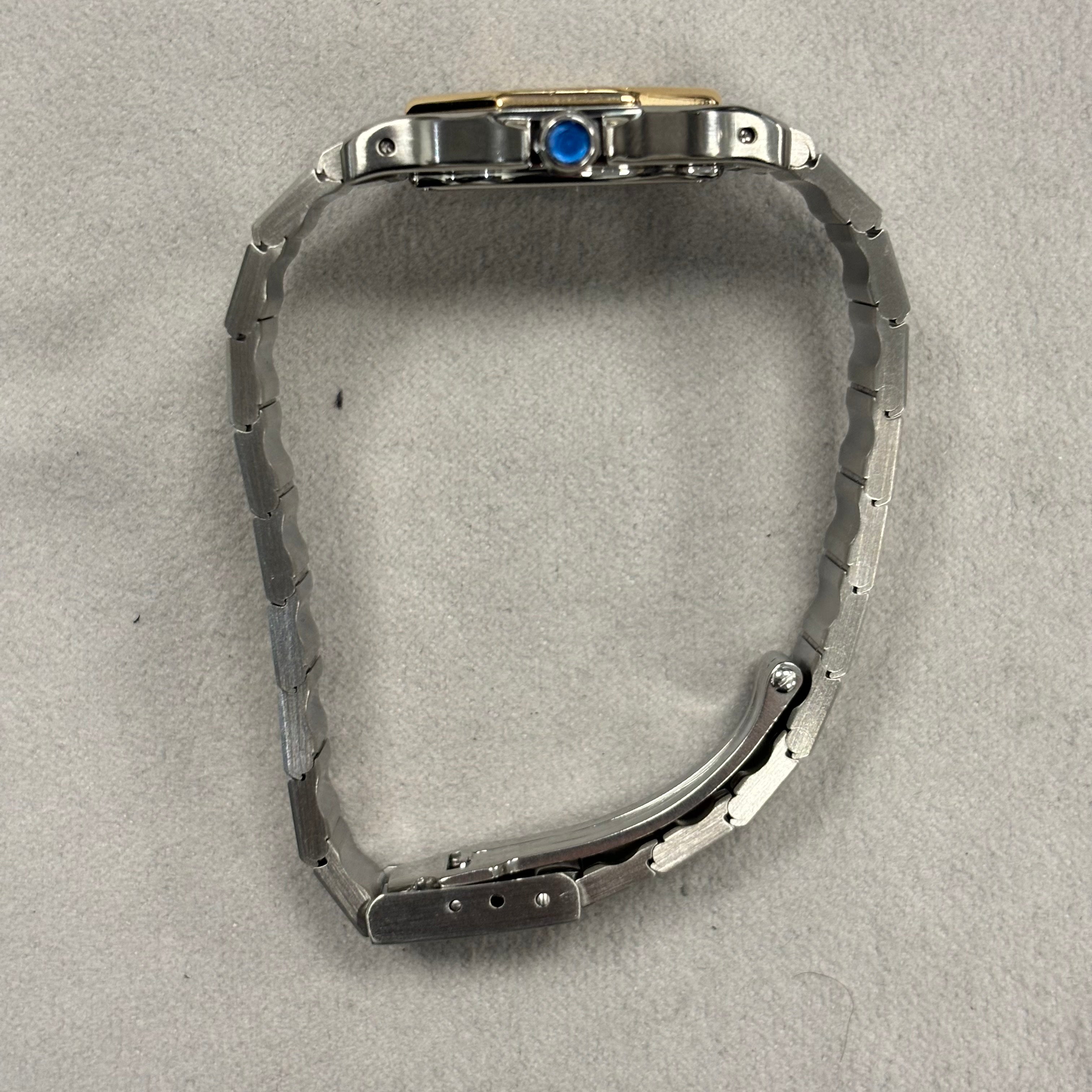 Cartier Santos 25mm Ivory Dial Watch Ref# W2001683 - Happy Jewelers Fine Jewelry Lifetime Warranty