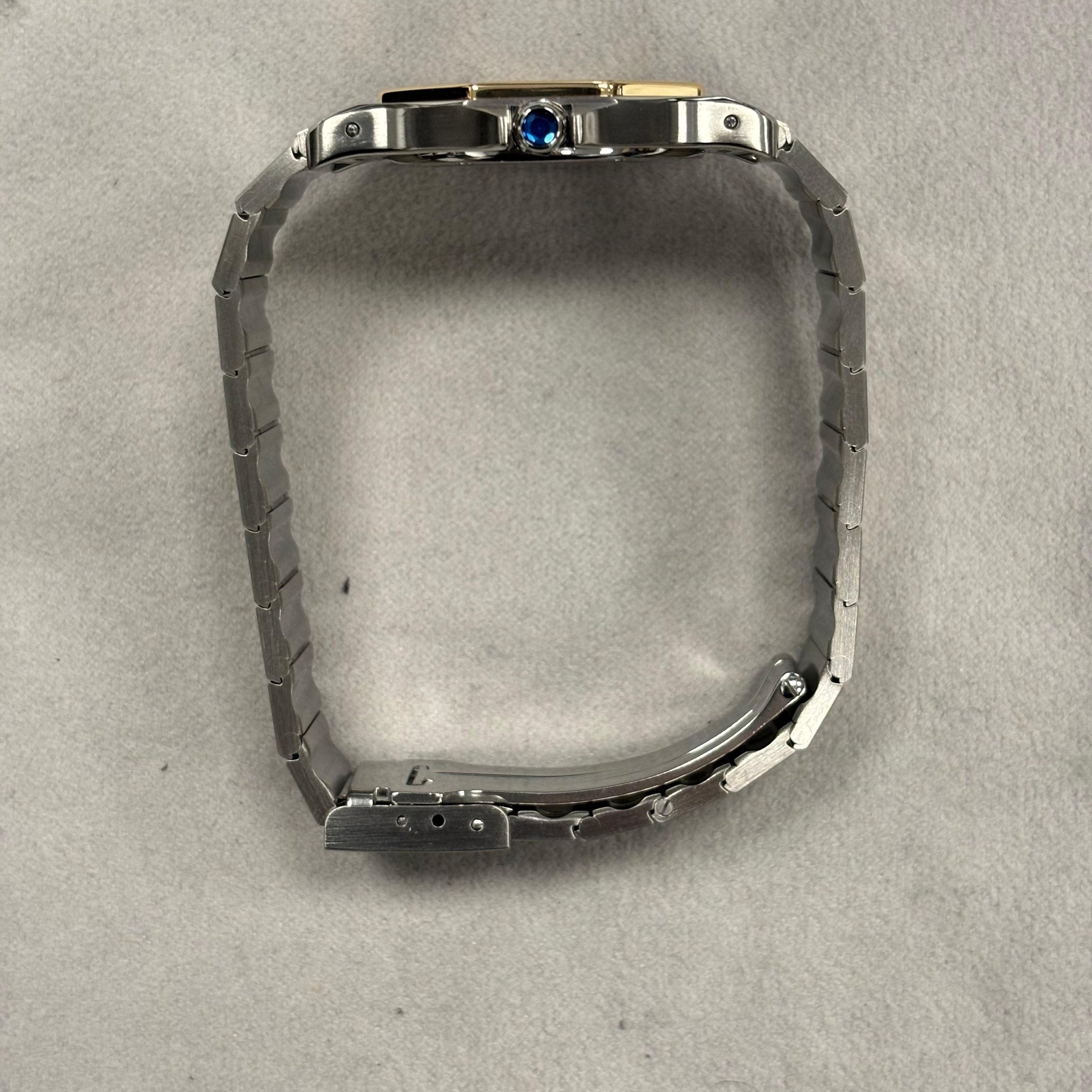 Cartier Santos 30mm Ivory Dial Watch Ref# W2001583 - Happy Jewelers Fine Jewelry Lifetime Warranty