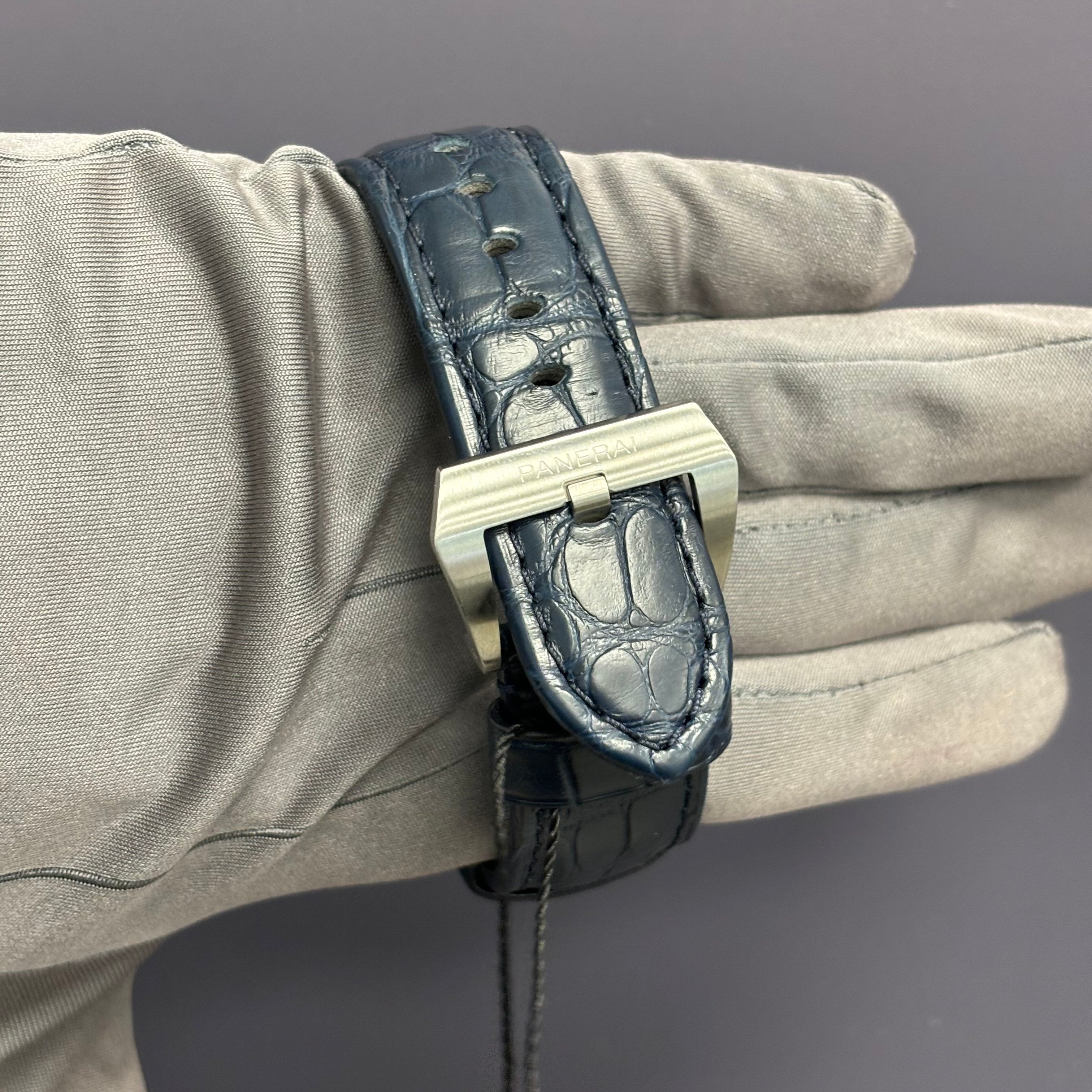 Panerai Luminor 44mm Blue Dial Watch Ref# PAM01361 - Happy Jewelers Fine Jewelry Lifetime Warranty