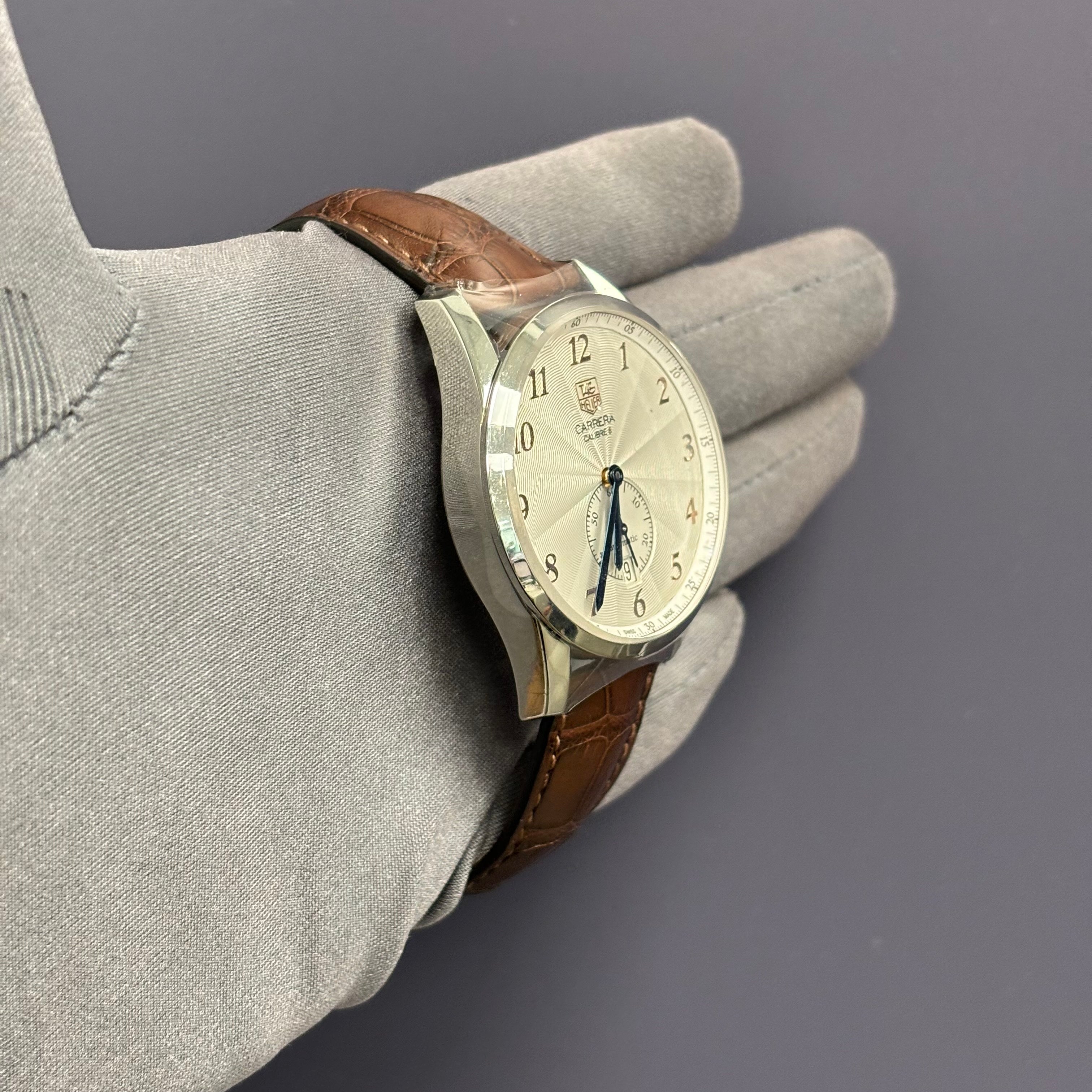 Tag Heuer Carrera 39mm White Dial Watch Ref# WAS2115 - Happy Jewelers Fine Jewelry Lifetime Warranty