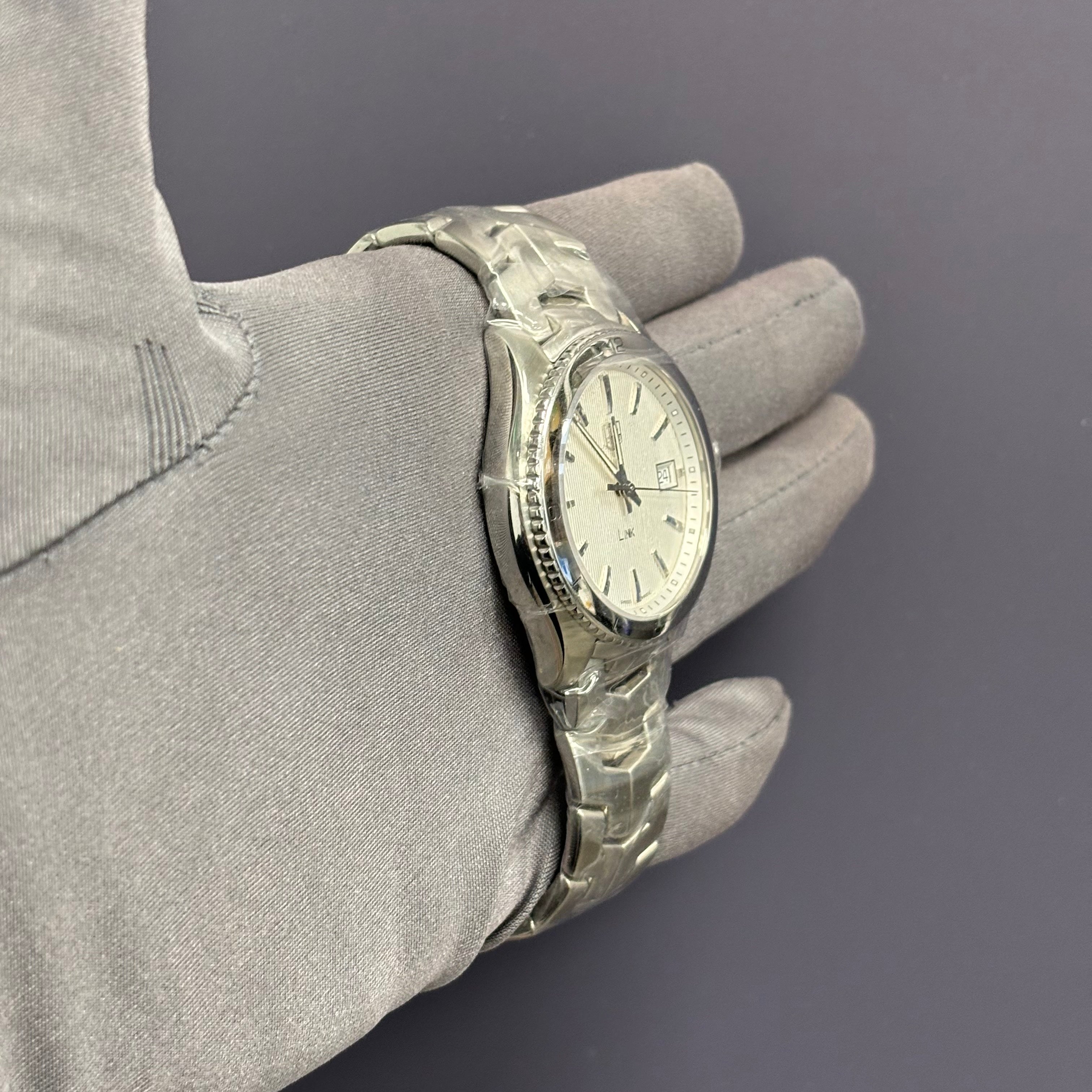 Tag Heuer Link 40mm White Dial Watch Ref# WAT1111 - Happy Jewelers Fine Jewelry Lifetime Warranty