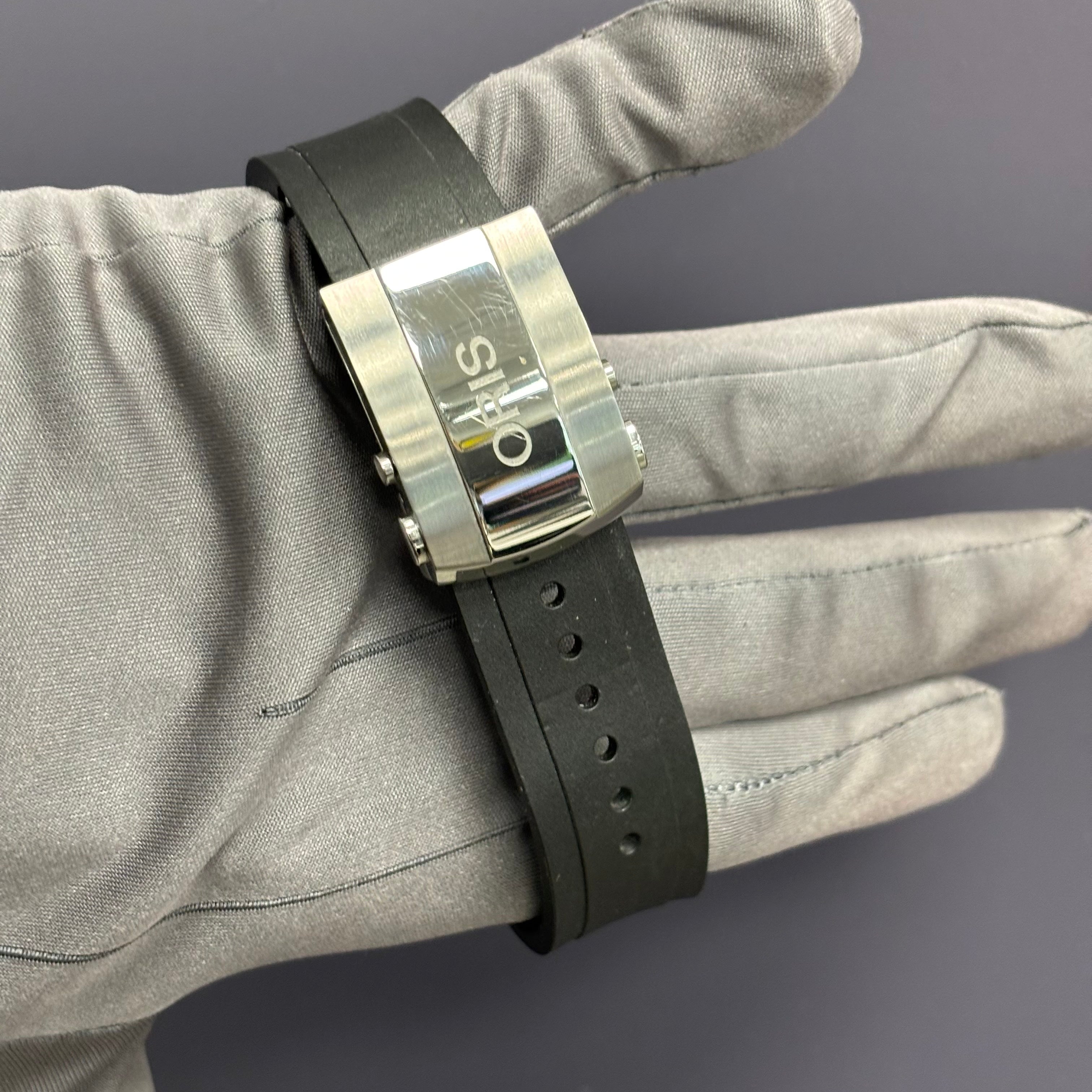 Oris Aquis 44.5mm Blue Dial Watch Ref# 7653-05 - Happy Jewelers Fine Jewelry Lifetime Warranty