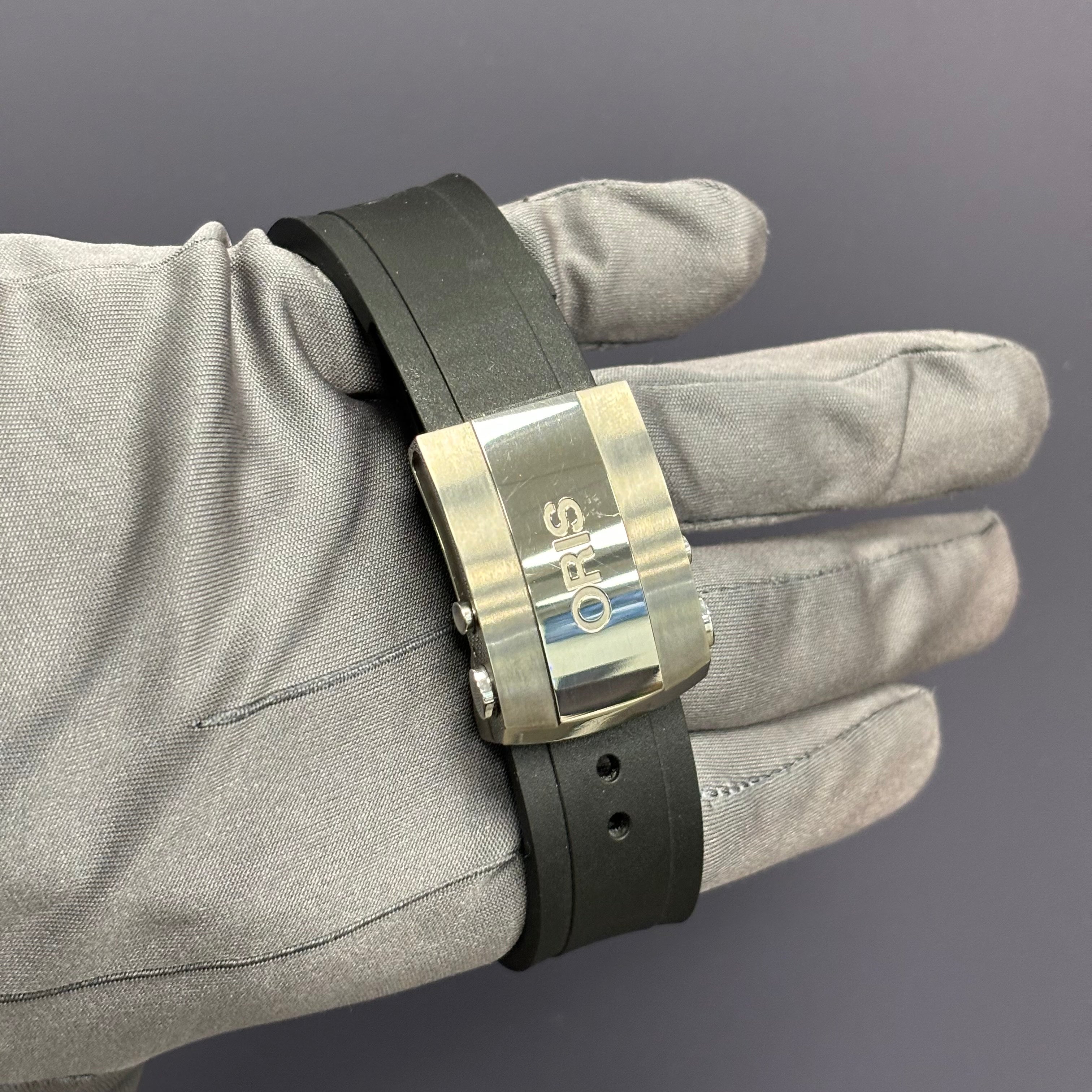 Oris Aquis 46mm Blue Dial Watch Ref# 01.749.7663.7185 - Happy Jewelers Fine Jewelry Lifetime Warranty