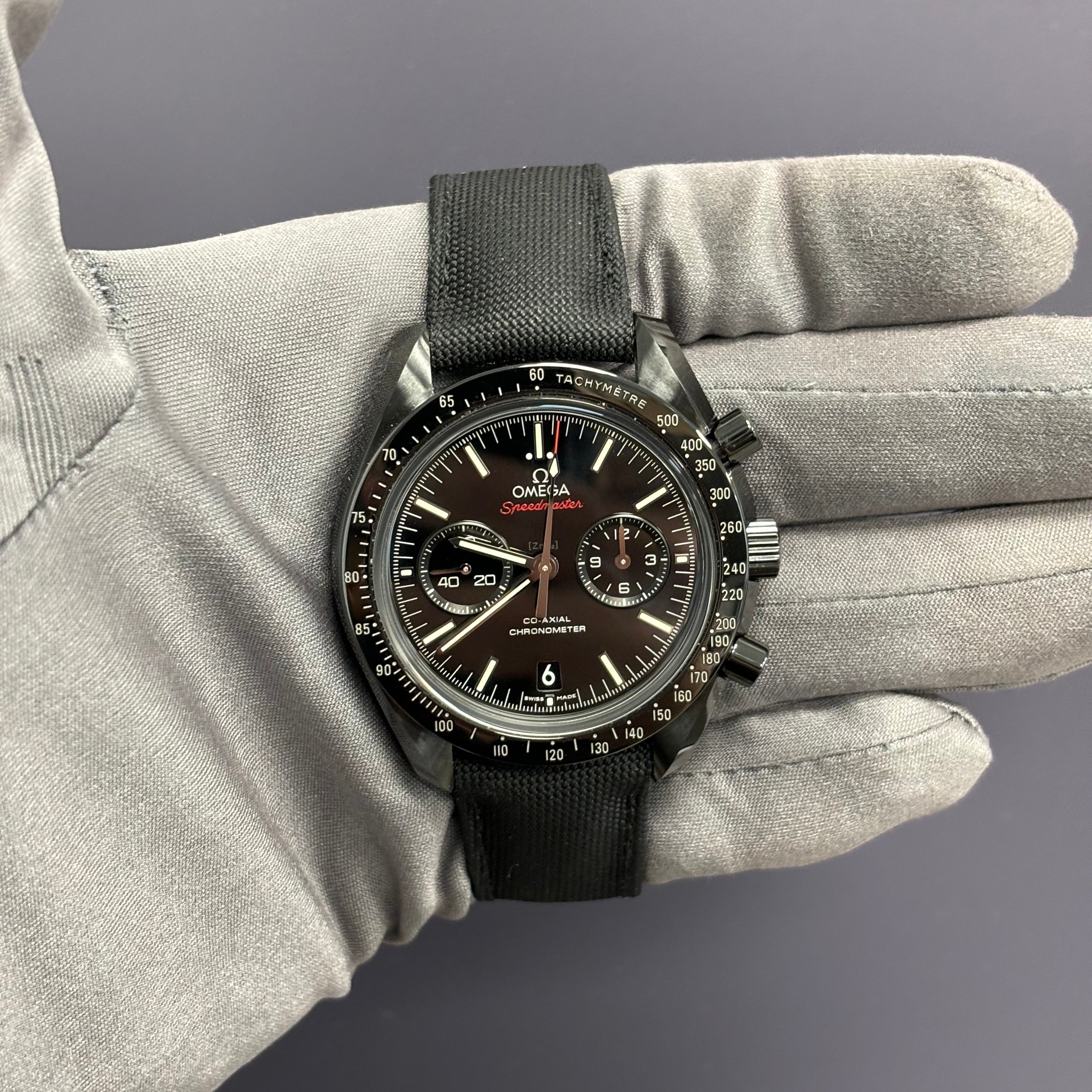 Omega Speedmaster 44.25mm Black Dial Watch Ref# 311.92.44.51.01.003 - Happy Jewelers Fine Jewelry Lifetime Warranty