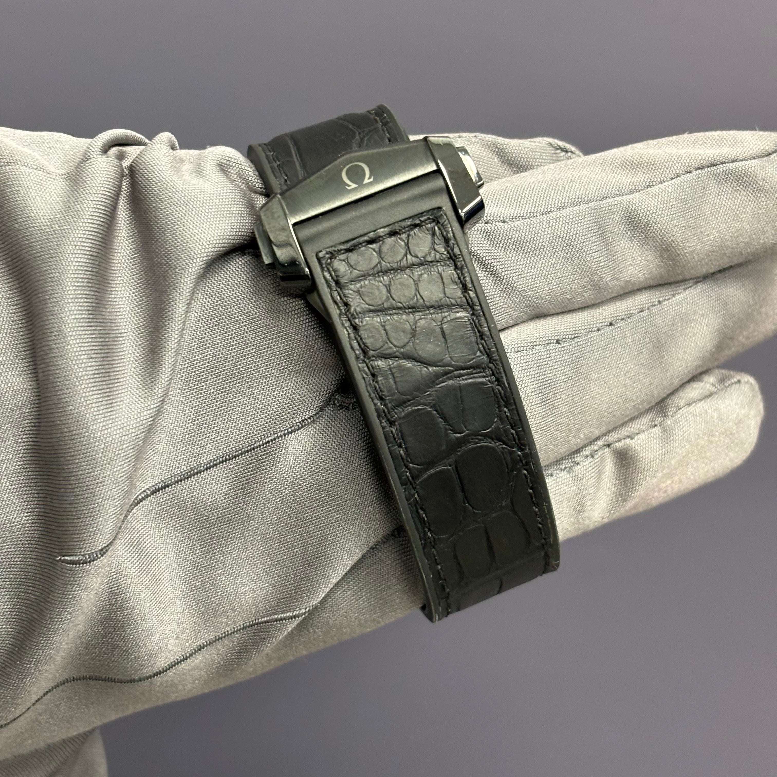 Omega Seamaster 45.5mm Black Dial Watch Ref# 215.63.46.22.01.001 - Happy Jewelers Fine Jewelry Lifetime Warranty