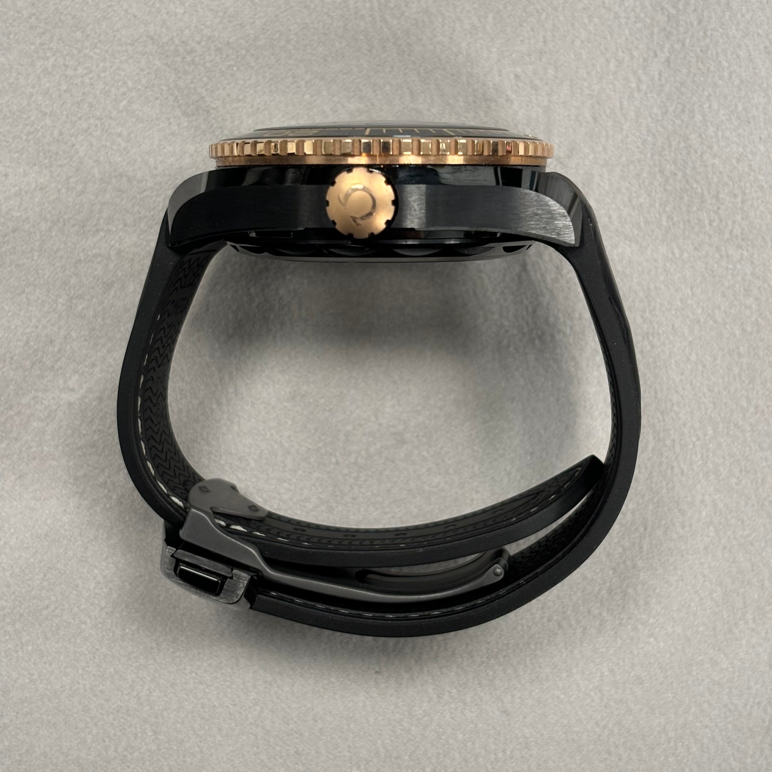 Omega Seamaster 45.5mm Black Dial Watch Ref# 215.63.46.22.01.001 - Happy Jewelers Fine Jewelry Lifetime Warranty