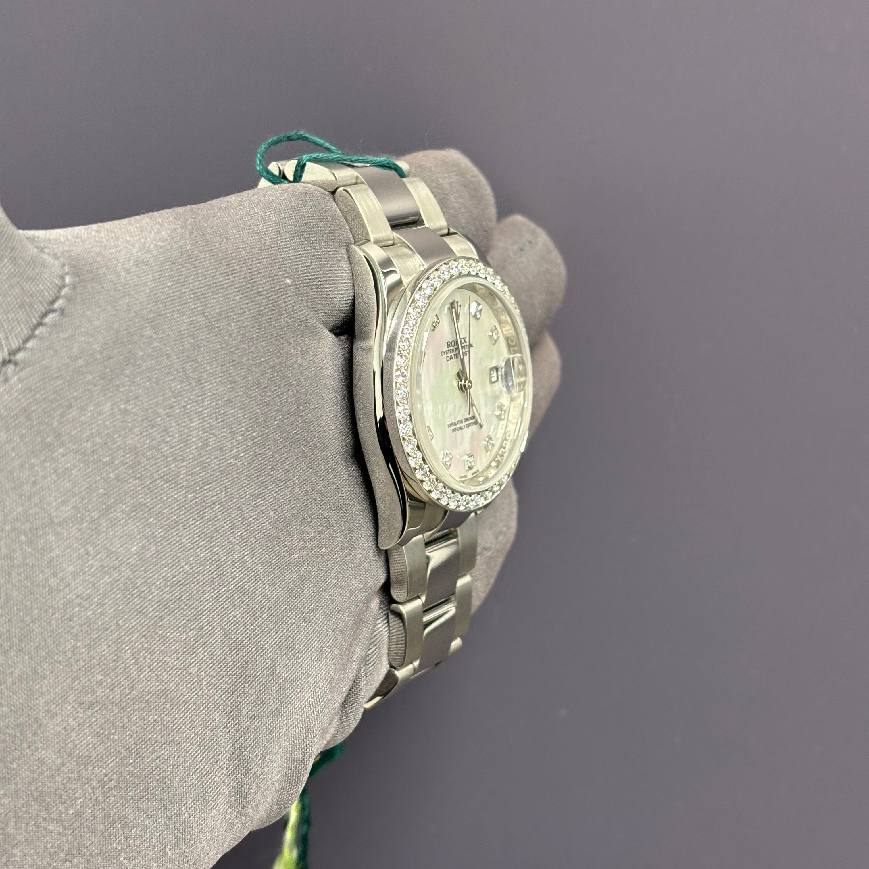 Rolex Datejust 36mm MOP Dial Watch Ref# 116200 - Happy Jewelers Fine Jewelry Lifetime Warranty