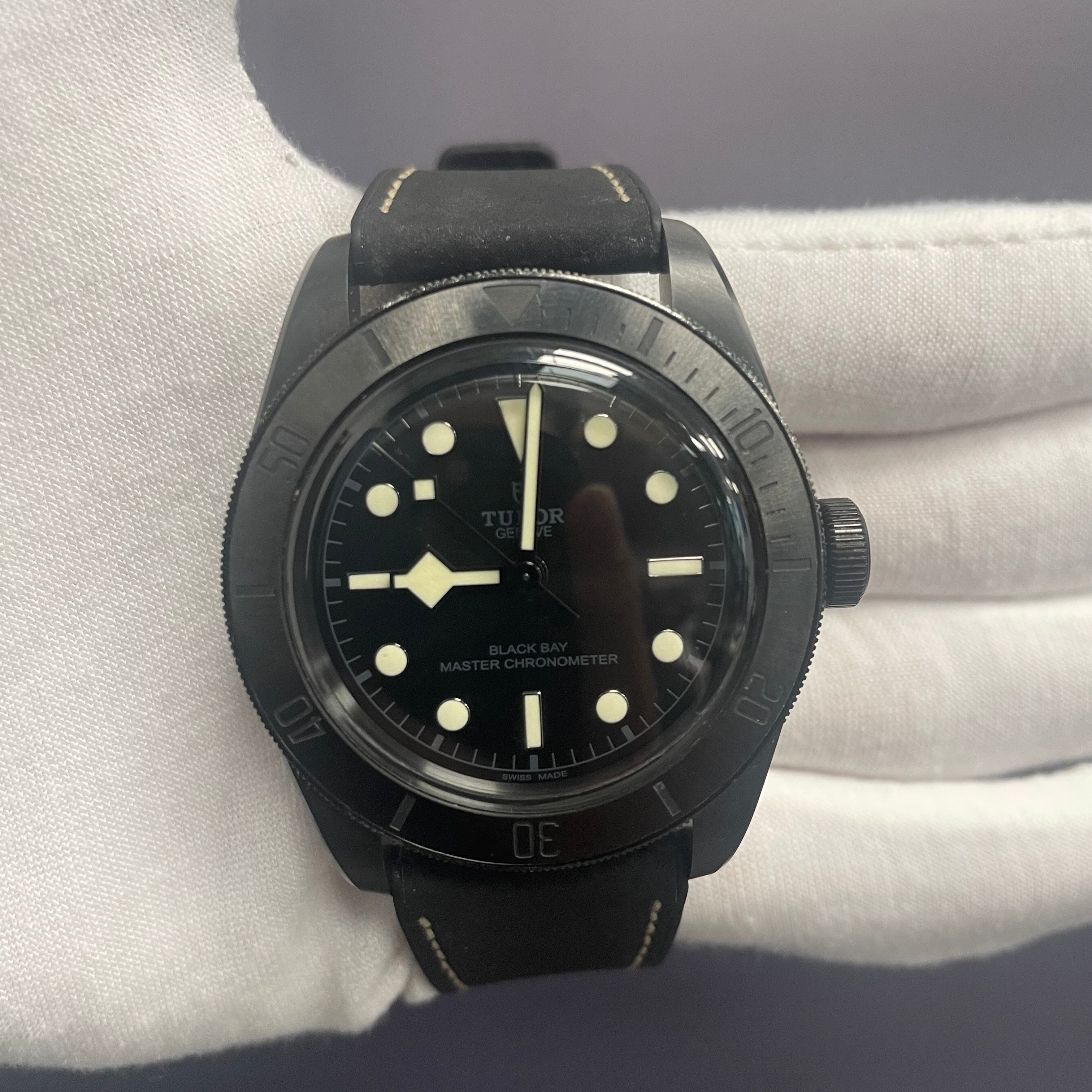 Tudor Black Bay 41mm Black Dial Watch Ref# 79210CNU - Happy Jewelers Fine Jewelry Lifetime Warranty