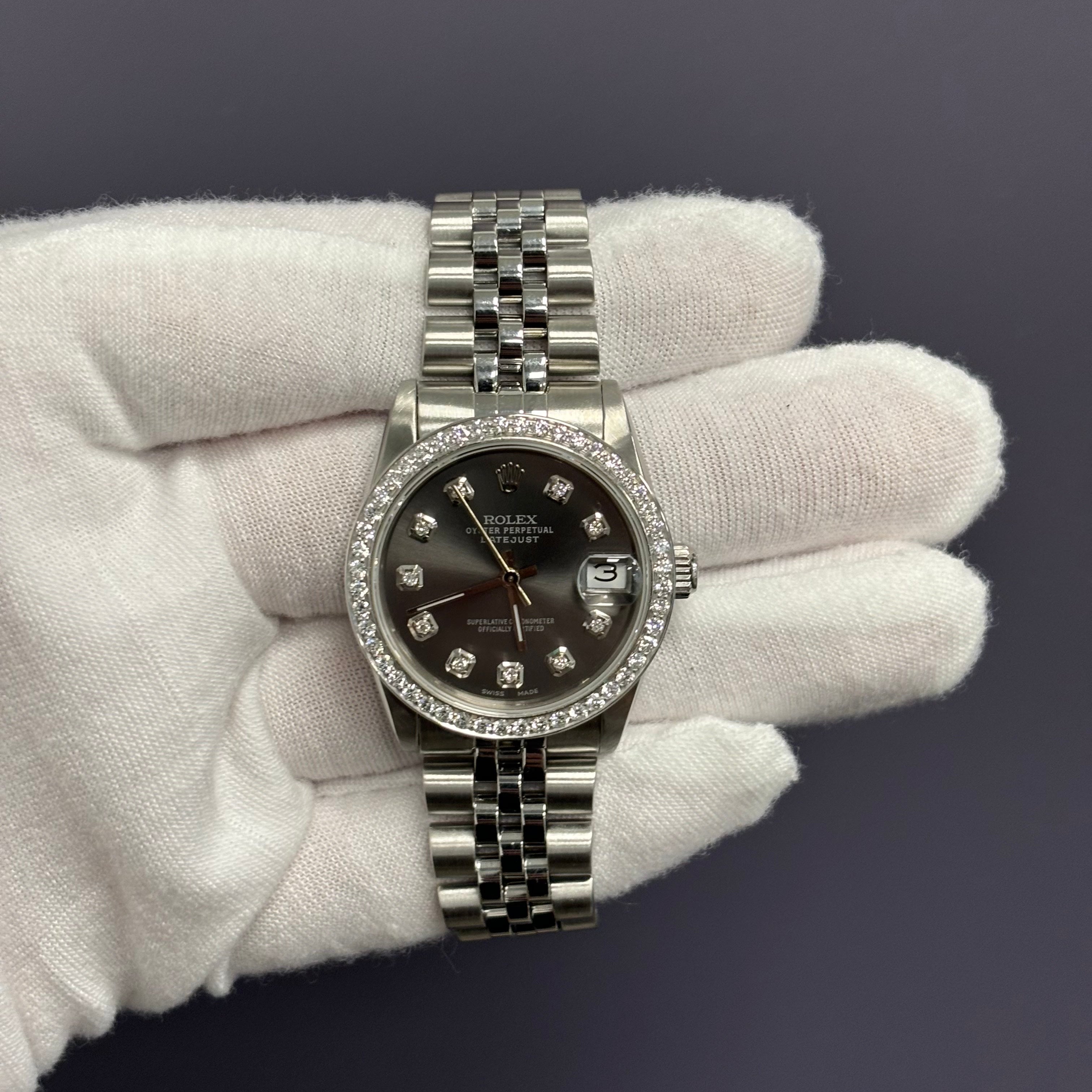 Rolex Datejust 36mm Silver Dial Watch Ref# 1601 - Happy Jewelers Fine Jewelry Lifetime Warranty