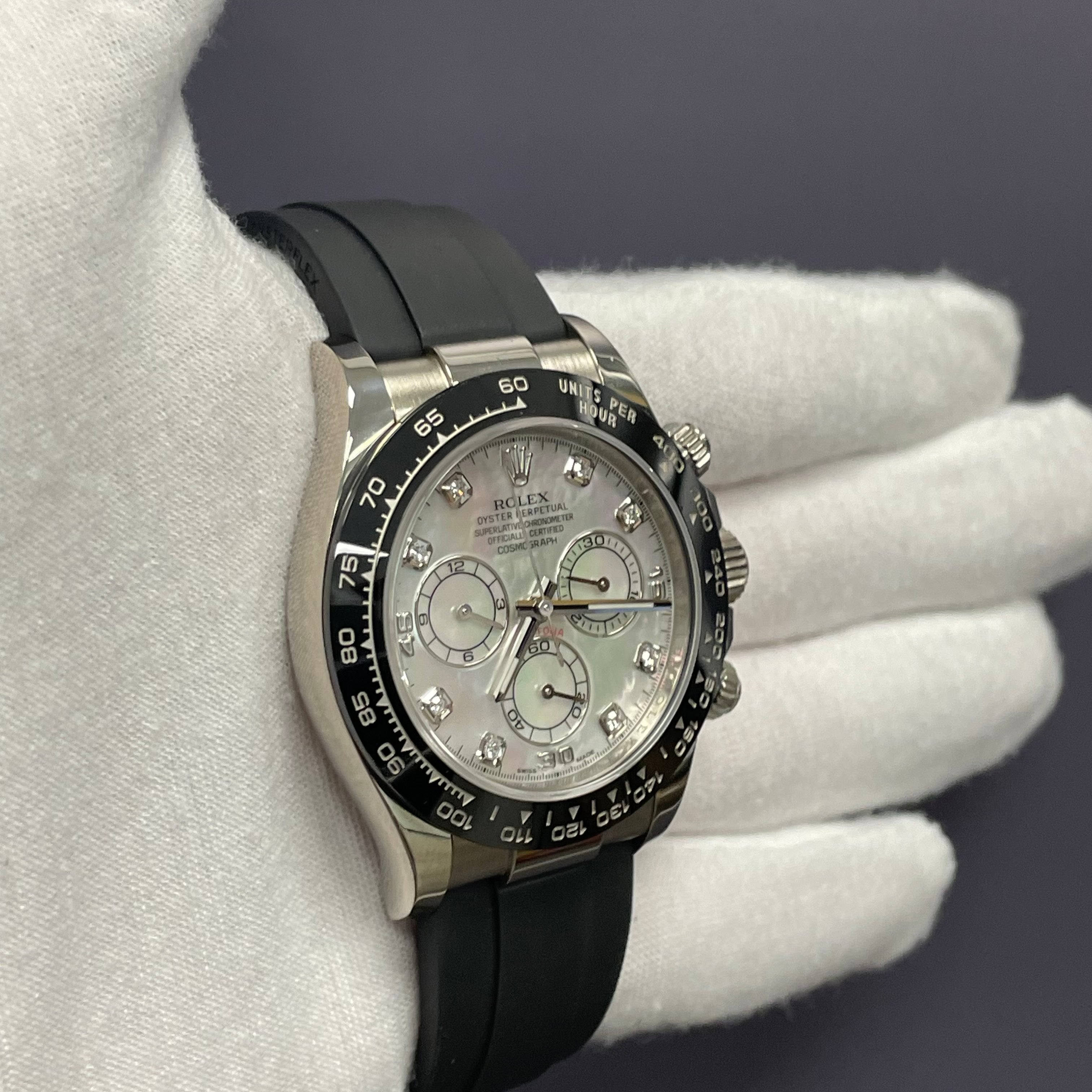 Rolex Daytona 40mm MOP Dial Watch Ref# 116519LN - Happy Jewelers Fine Jewelry Lifetime Warranty