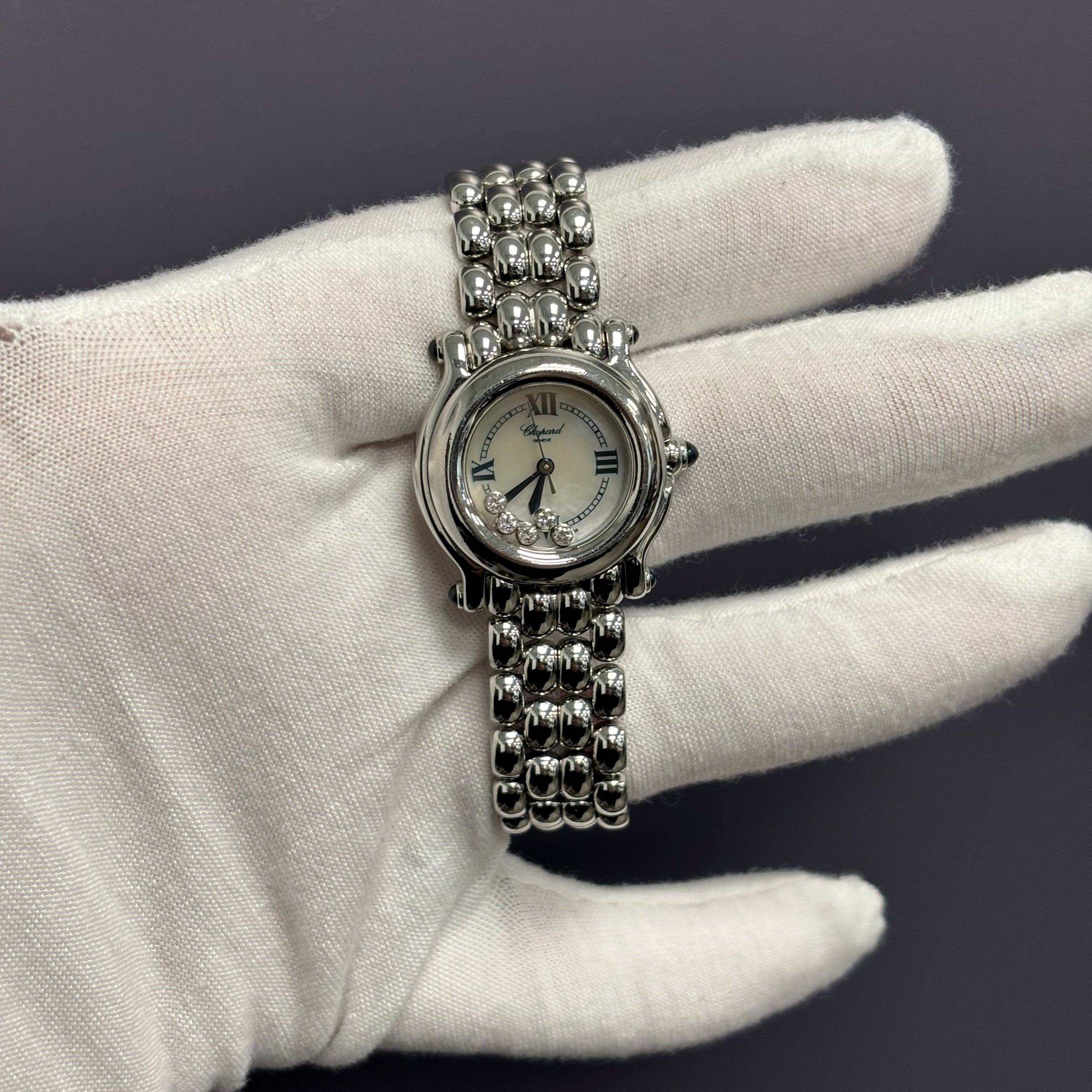 Chopard Happy Sport 26mm White Dial Watch Ref# 27/8250-23 - Happy Jewelers Fine Jewelry Lifetime Warranty