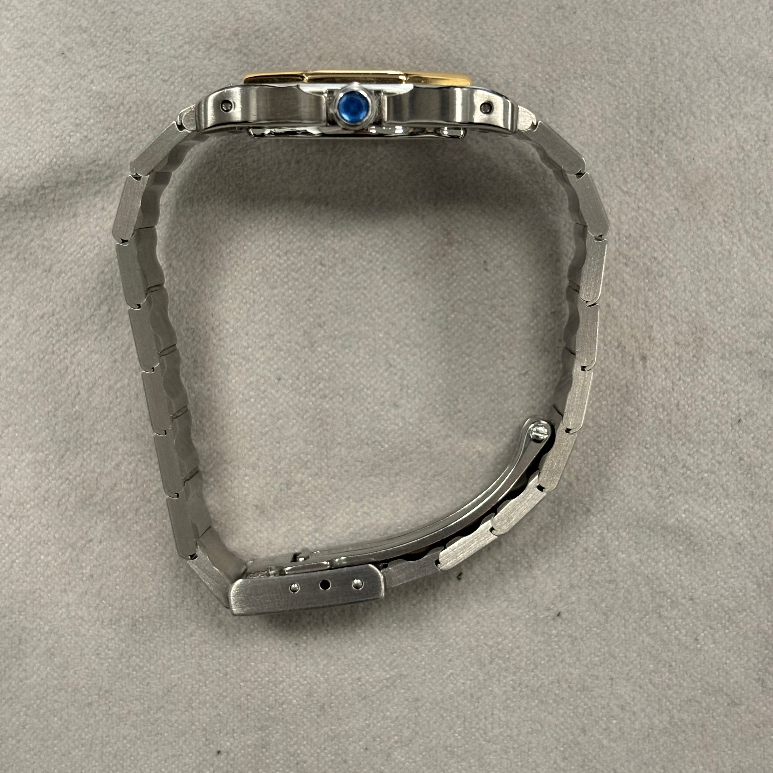 Cartier Santos 26mm Ivory Dial Watch Ref# 187903 - Happy Jewelers Fine Jewelry Lifetime Warranty