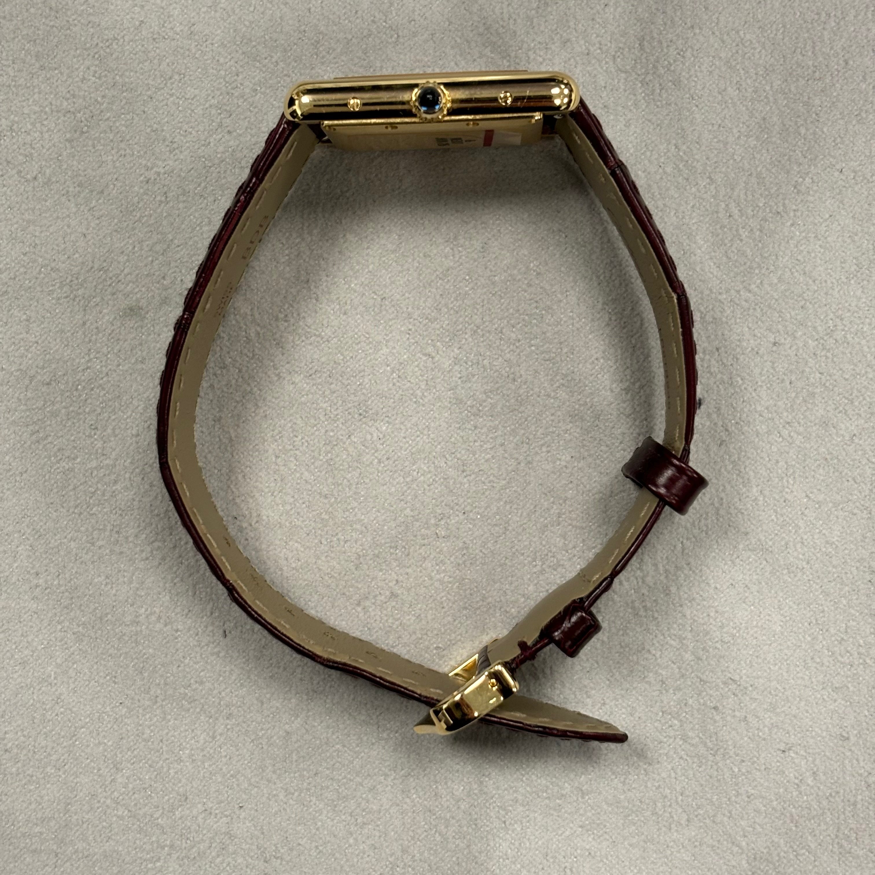 Cartier Tank 25mm Red Dial Watch Ref# WGTA0190 - Happy Jewelers Fine Jewelry Lifetime Warranty