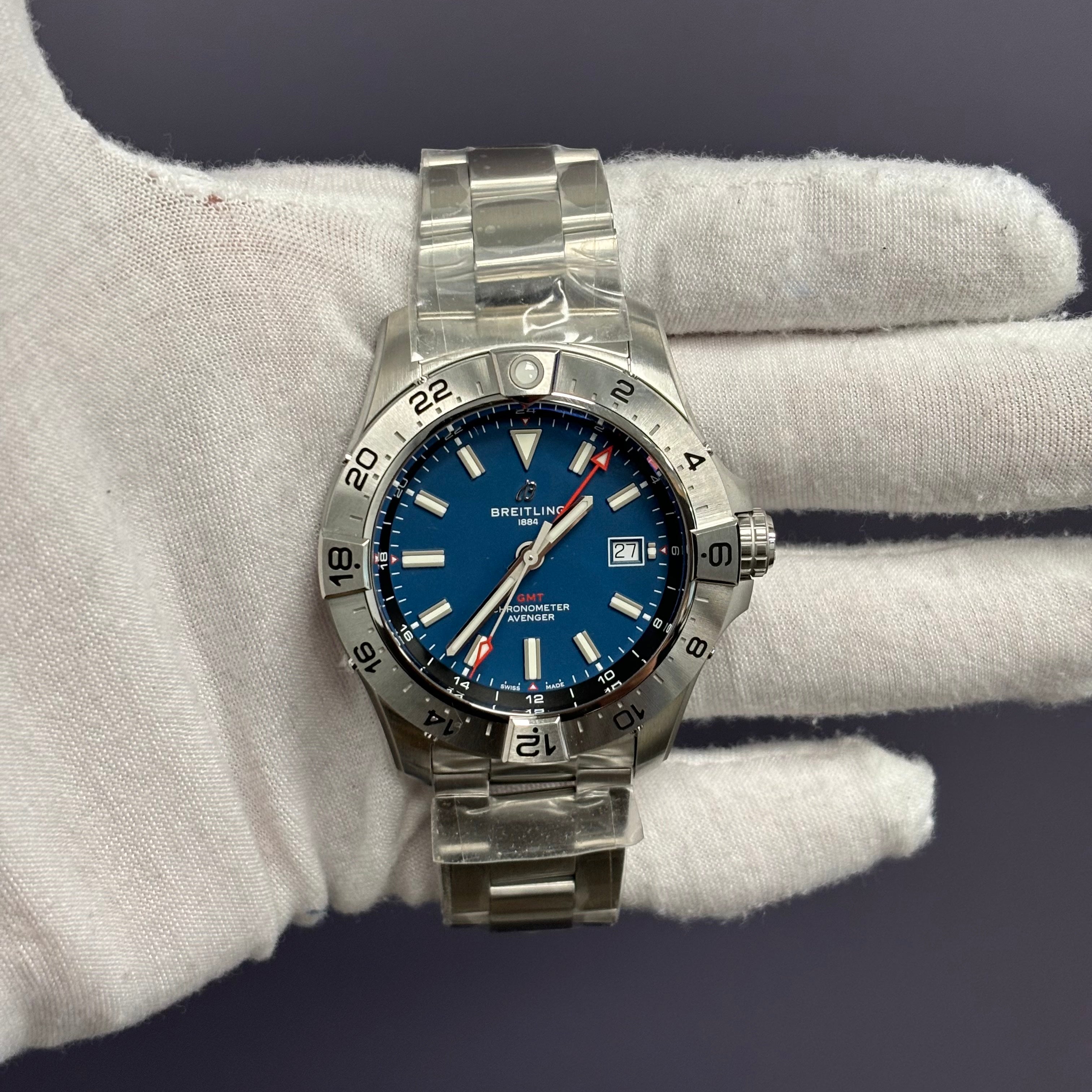 Breitling Avenger 44mm Blue Dial Watch Ref# A32320 - Happy Jewelers Fine Jewelry Lifetime Warranty