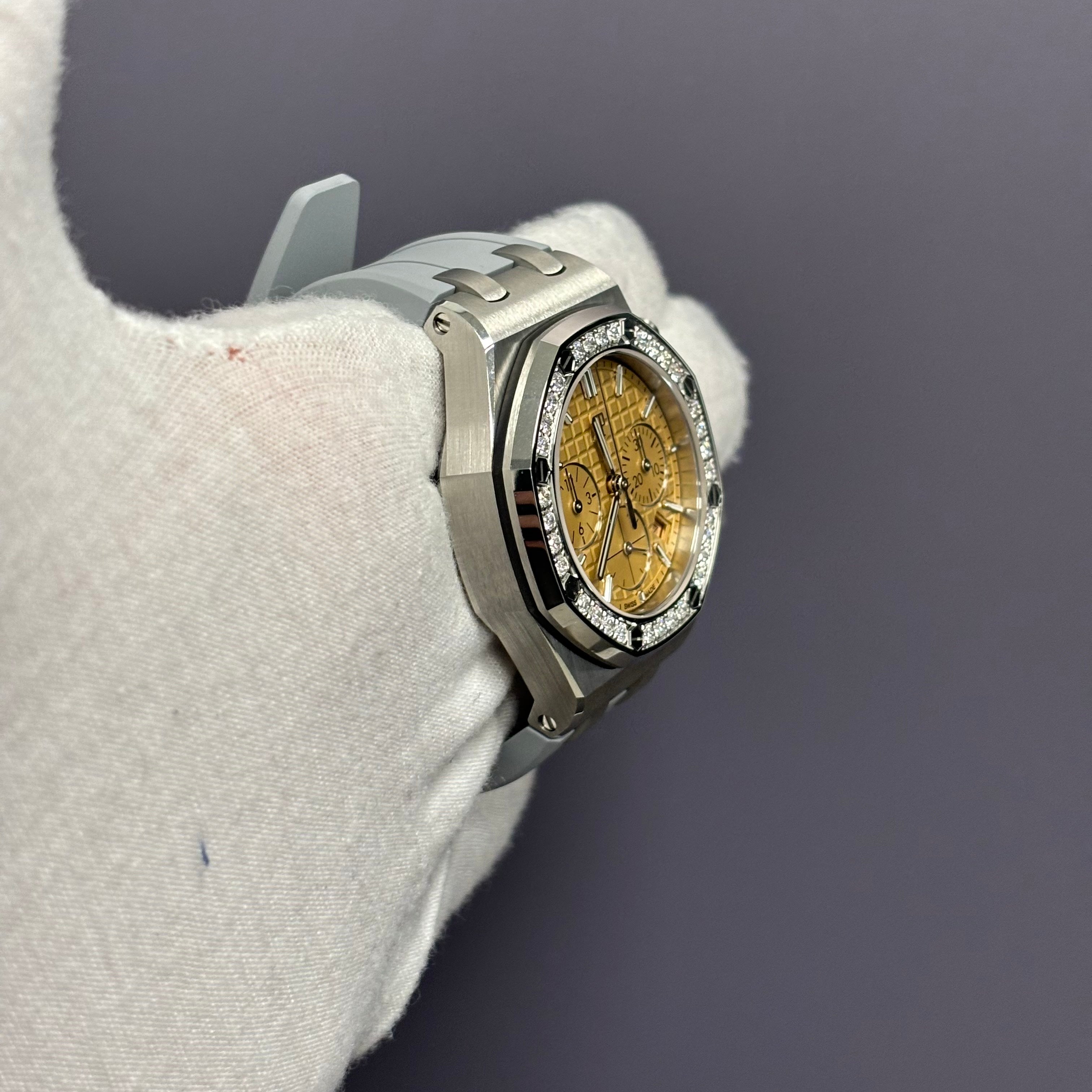 Audemars Piguet Royal Oak 37mm Salmon Dial Watch Ref# 26231ST.ZZ.A178CA.01 - Happy Jewelers Fine Jewelry Lifetime Warranty