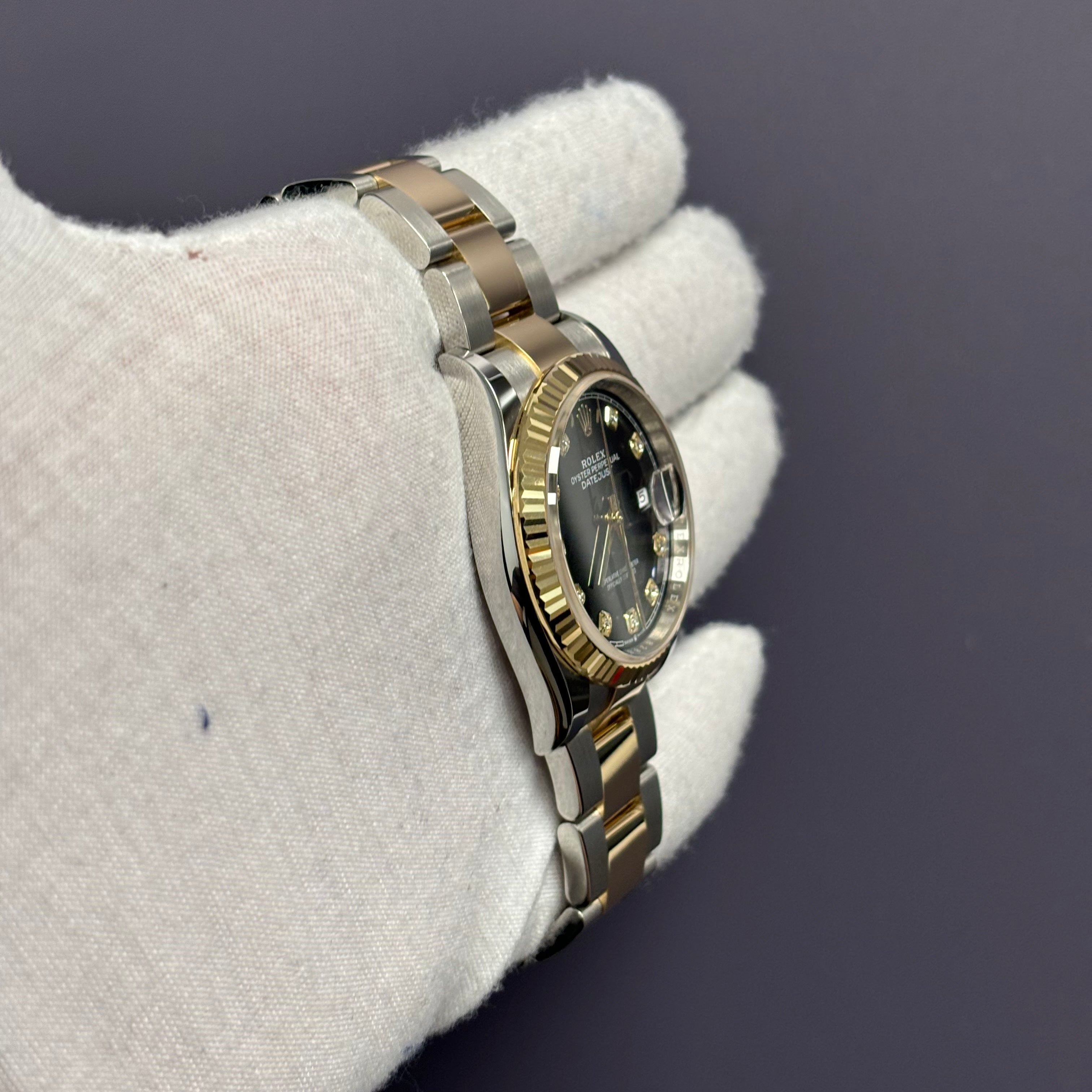 Rolex Datejust 36mm Black Dial Watch Ref# 126233 - Happy Jewelers Fine Jewelry Lifetime Warranty