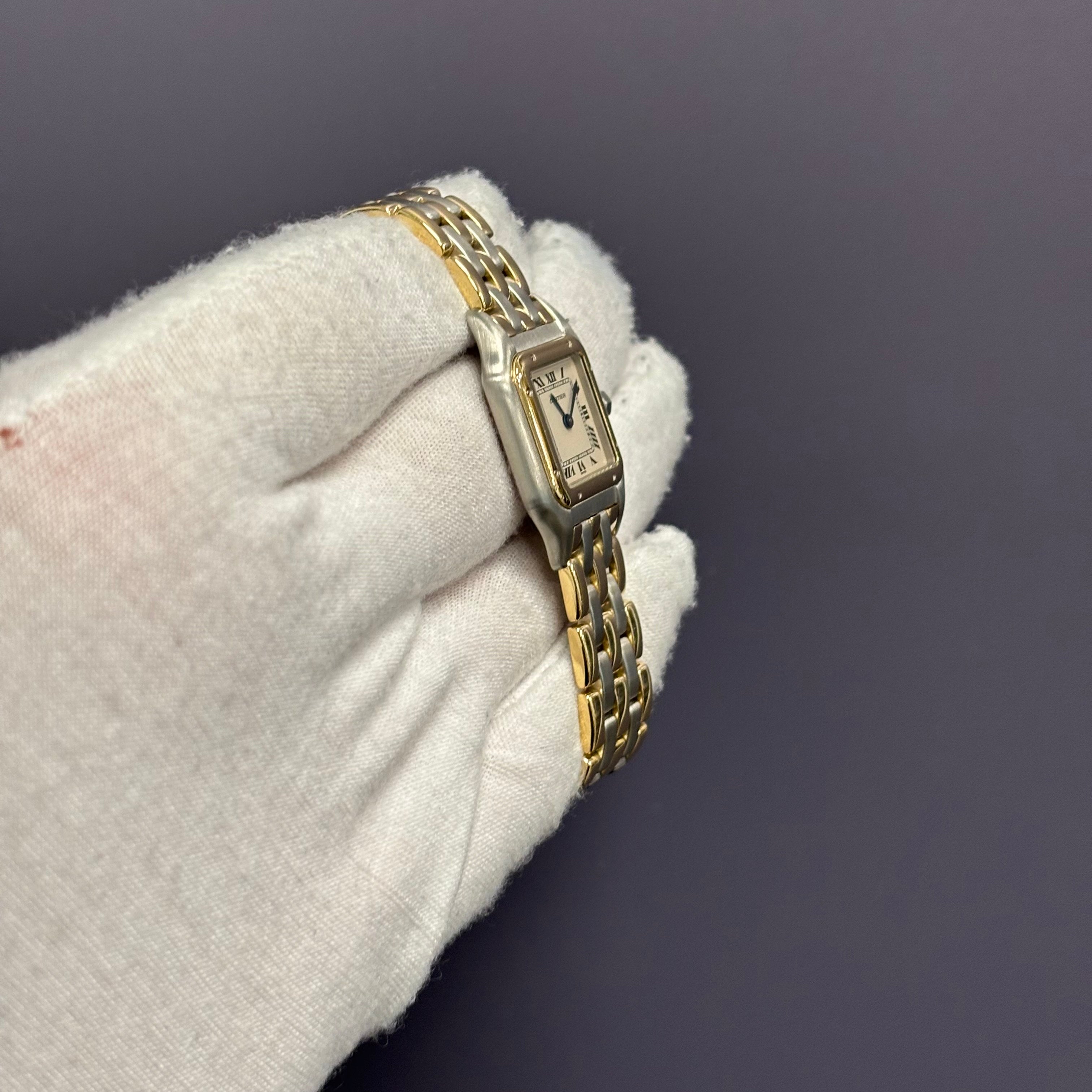 Cartier Panthere 22mm Ivory Dial Watch Ref# 166921 - Happy Jewelers Fine Jewelry Lifetime Warranty