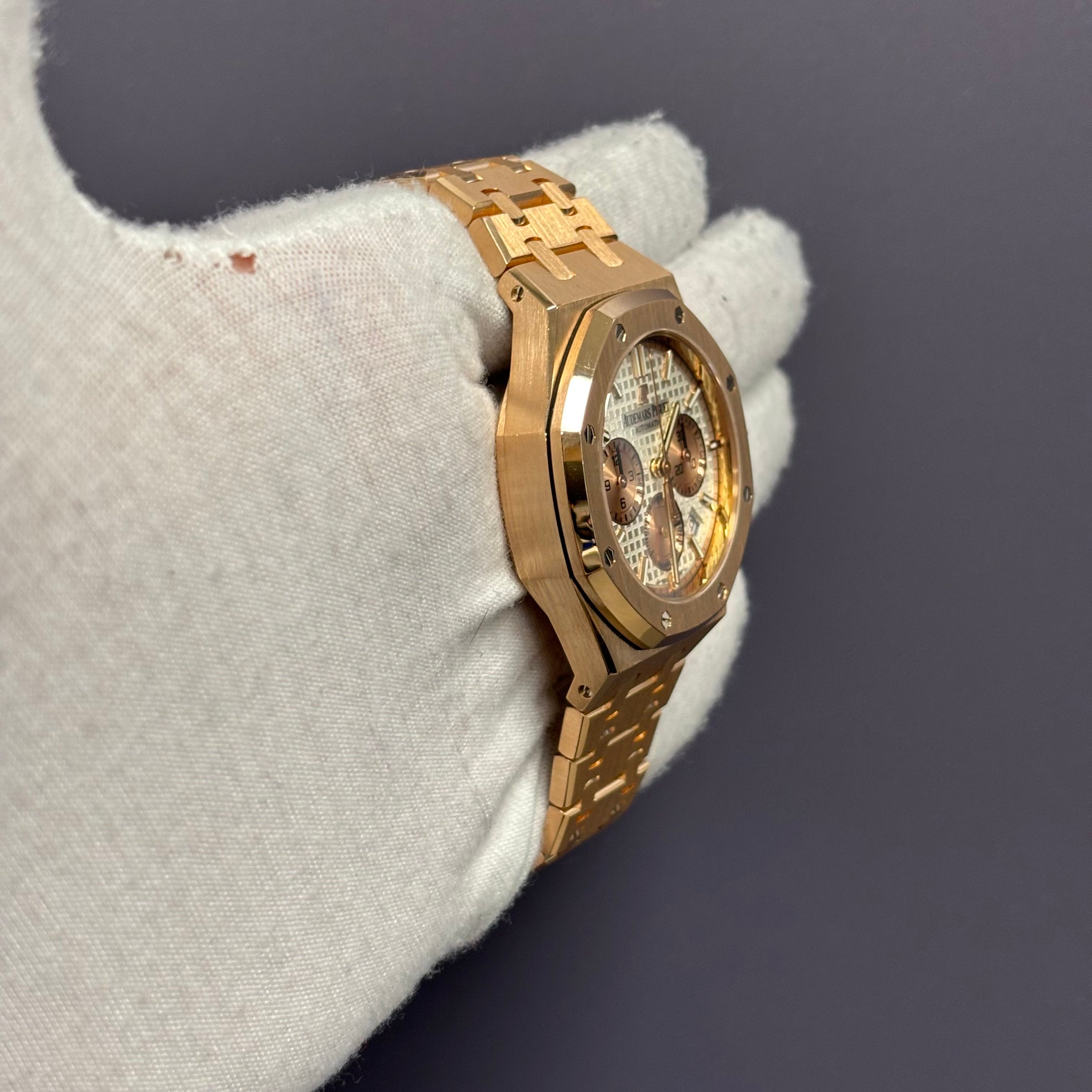 Audemars Piguet Royal Oak 38mm White Dial Ref# 26315OR.OO.1256OR.01 - Happy Jewelers Fine Jewelry Lifetime Warranty