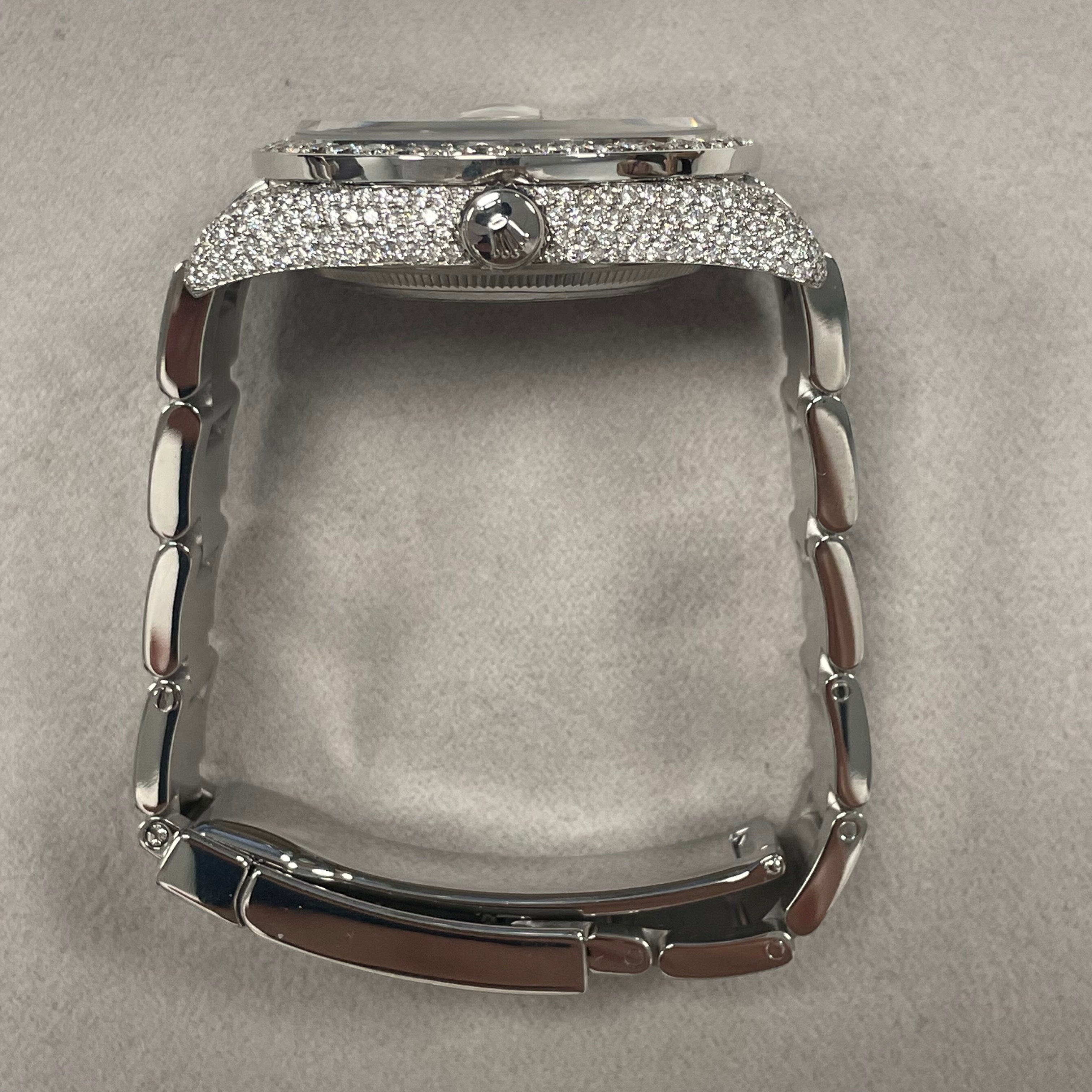 Rolex Datejust 36mm Pave Dial Watch Ref# 116200 - Happy Jewelers Fine Jewelry Lifetime Warranty