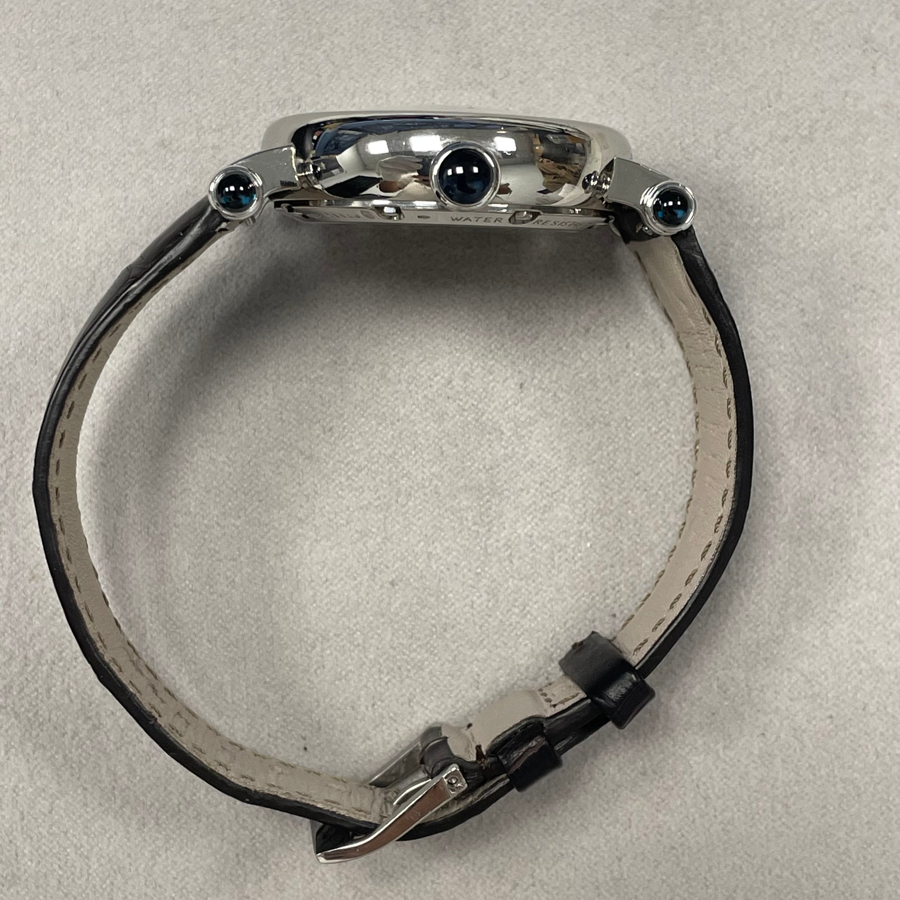 Cartier Diabolo 35mm White Dial Watch Ref# 2051 - Happy Jewelers Fine Jewelry Lifetime Warranty