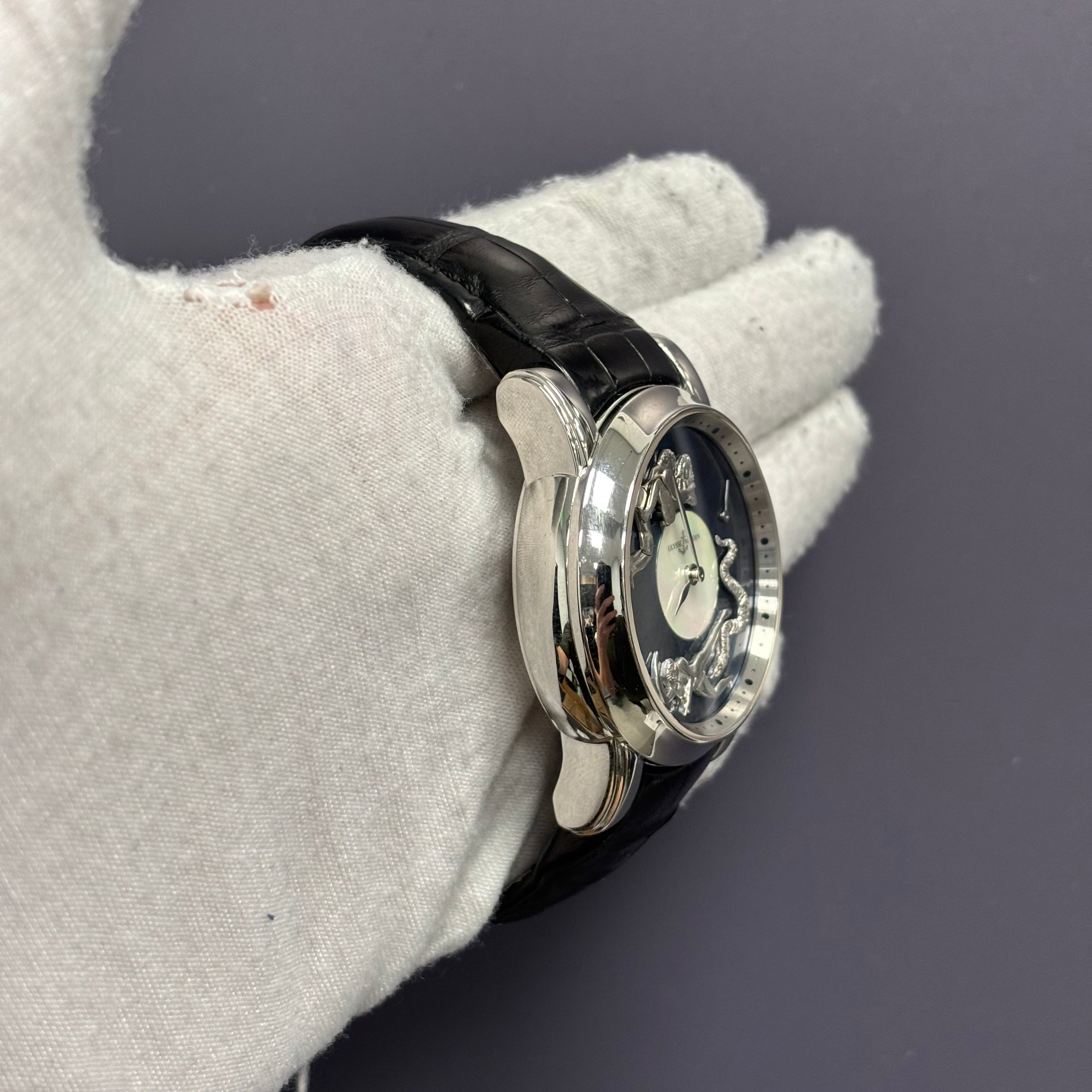 Ulysse Nardin San Marco 42mm MOP Dial Watch Ref# 769-80 - Happy Jewelers Fine Jewelry Lifetime Warranty