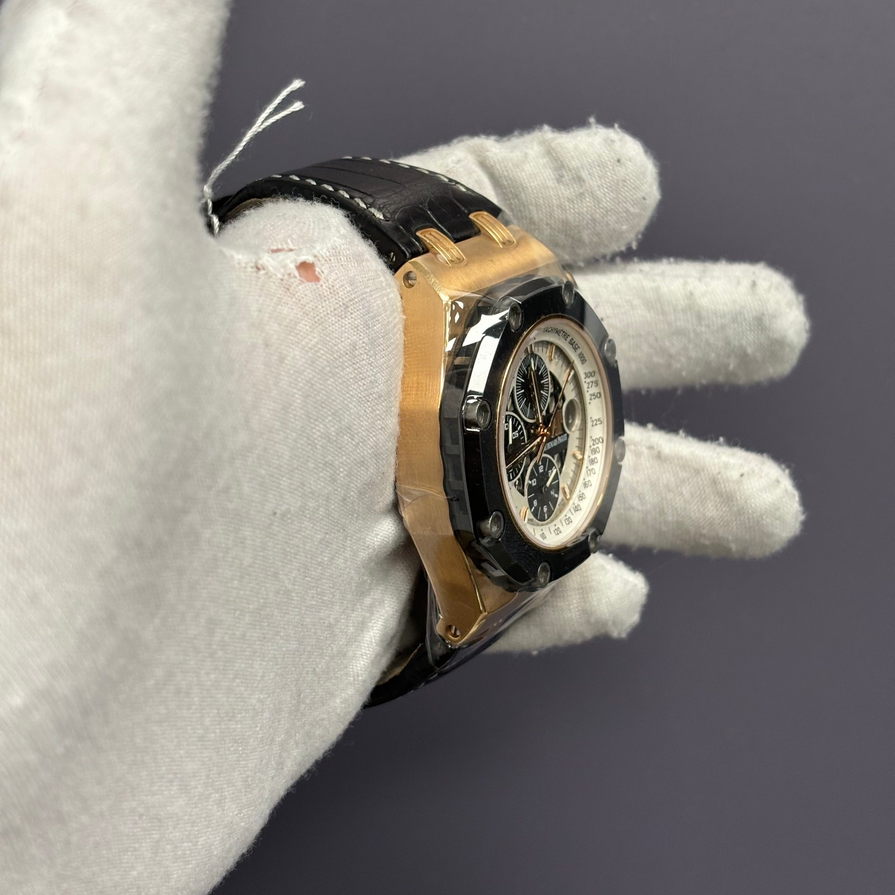 Audemars Piguet Royal Oak 44mm Openwork Dial Watch Ref# 26078RO.OO.D002CR.01 - Happy Jewelers Fine Jewelry Lifetime Warranty