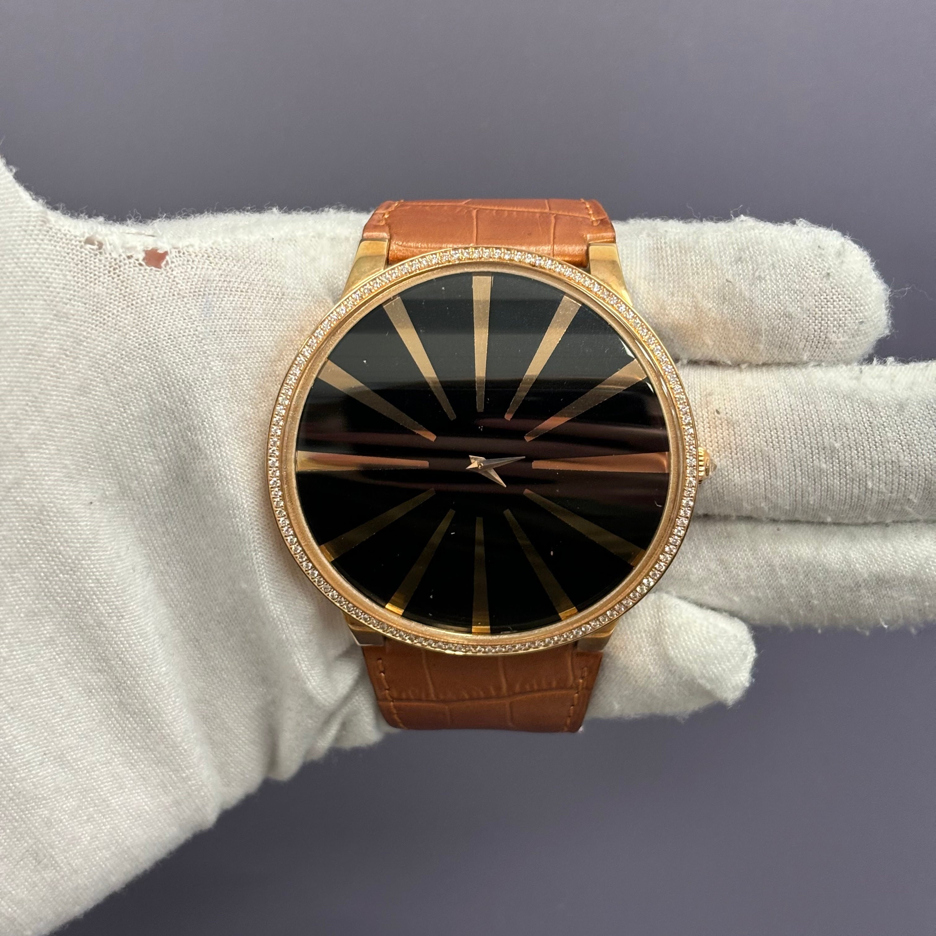 Guy Ellia 40mm Black Dial Watch - Happy Jewelers Fine Jewelry Lifetime Warranty