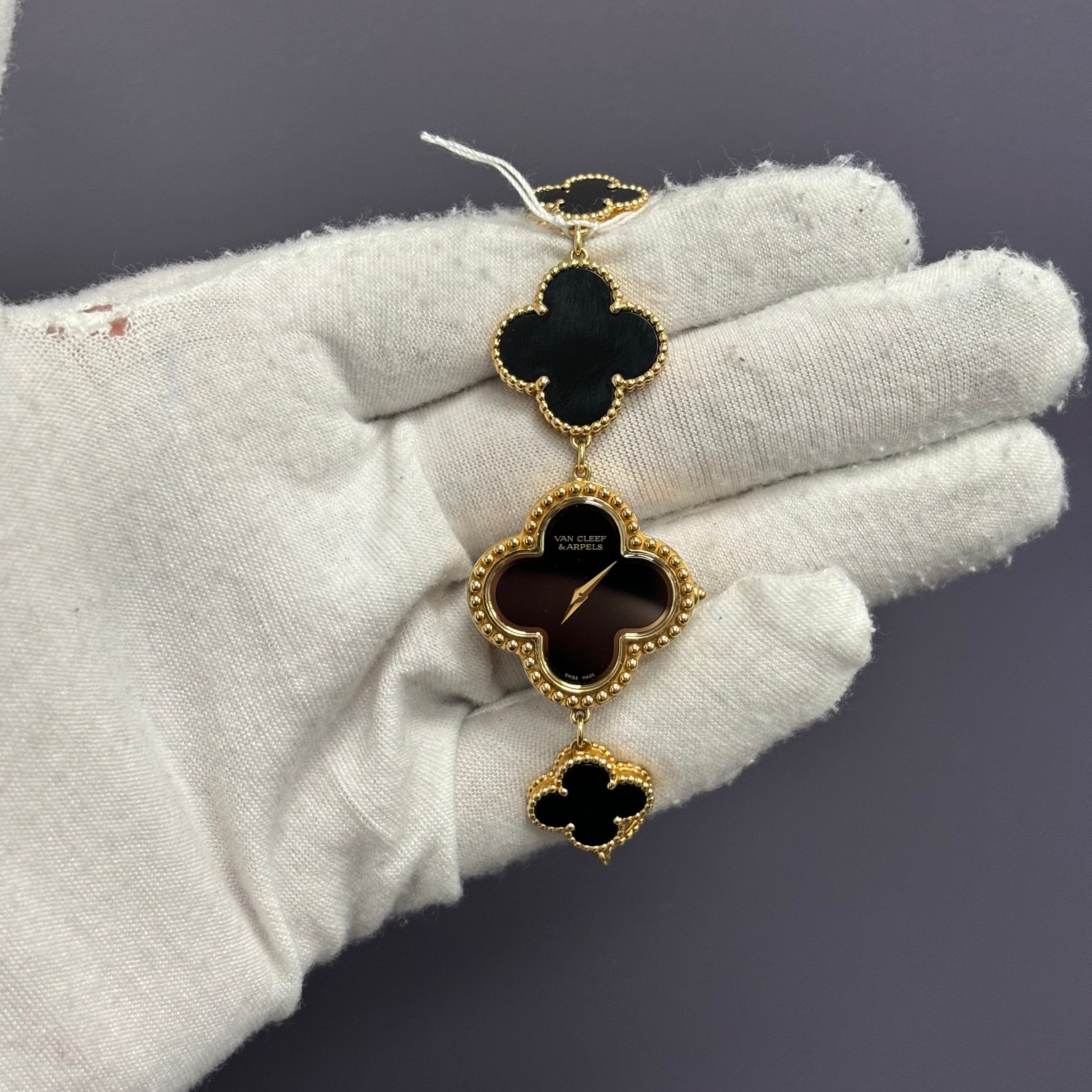 Van Cleef Onyx 26mm Black Dial Watch Ref# HH56281 - Happy Jewelers Fine Jewelry Lifetime Warranty