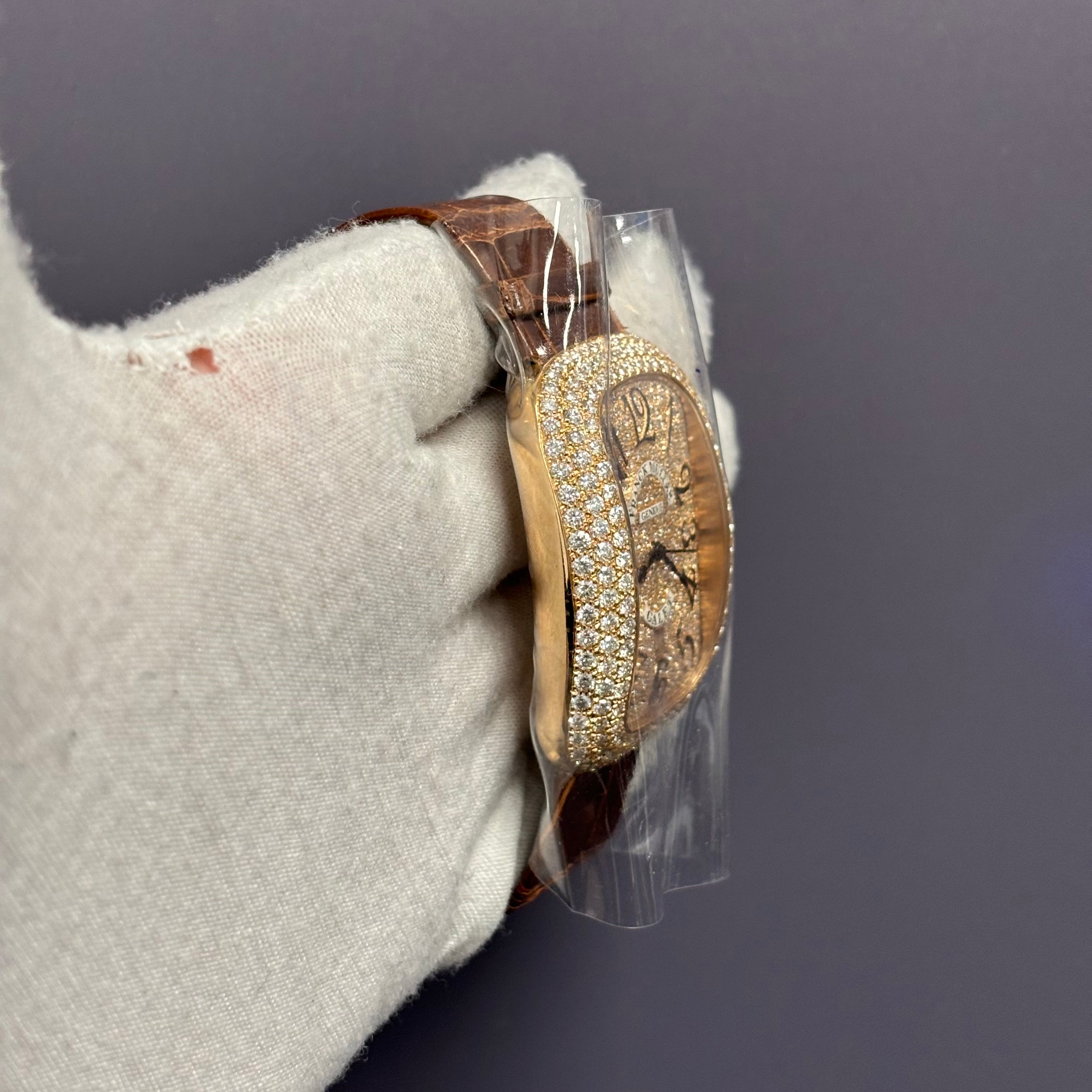 Franck Galet 37mm Pave Dial Watch Ref# 3000 H SC DT V D3 CD - Happy Jewelers Fine Jewelry Lifetime Warranty