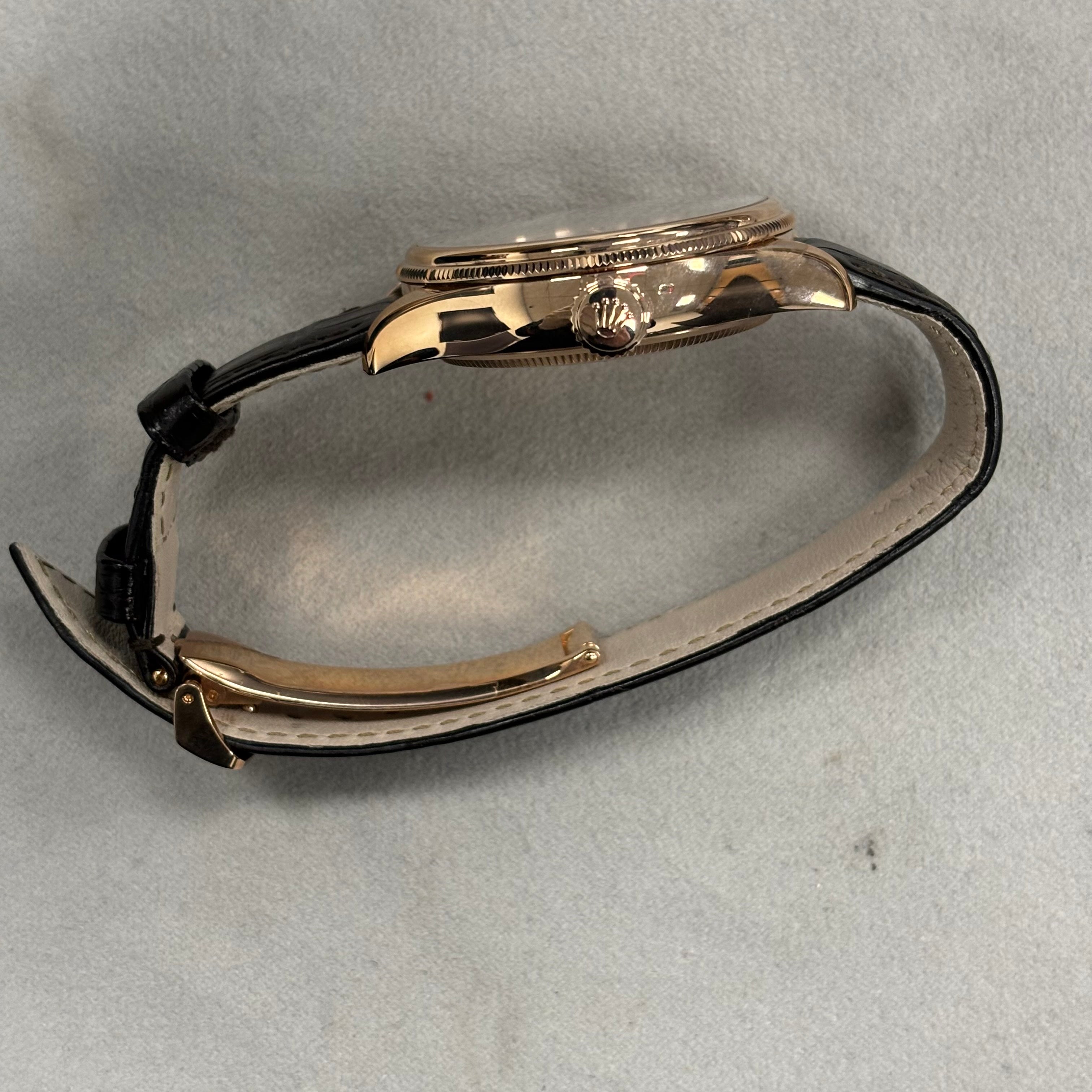 Rolex Cellini 39mm White Dial Watch Ref# 50535 - Happy Jewelers Fine Jewelry Lifetime Warranty