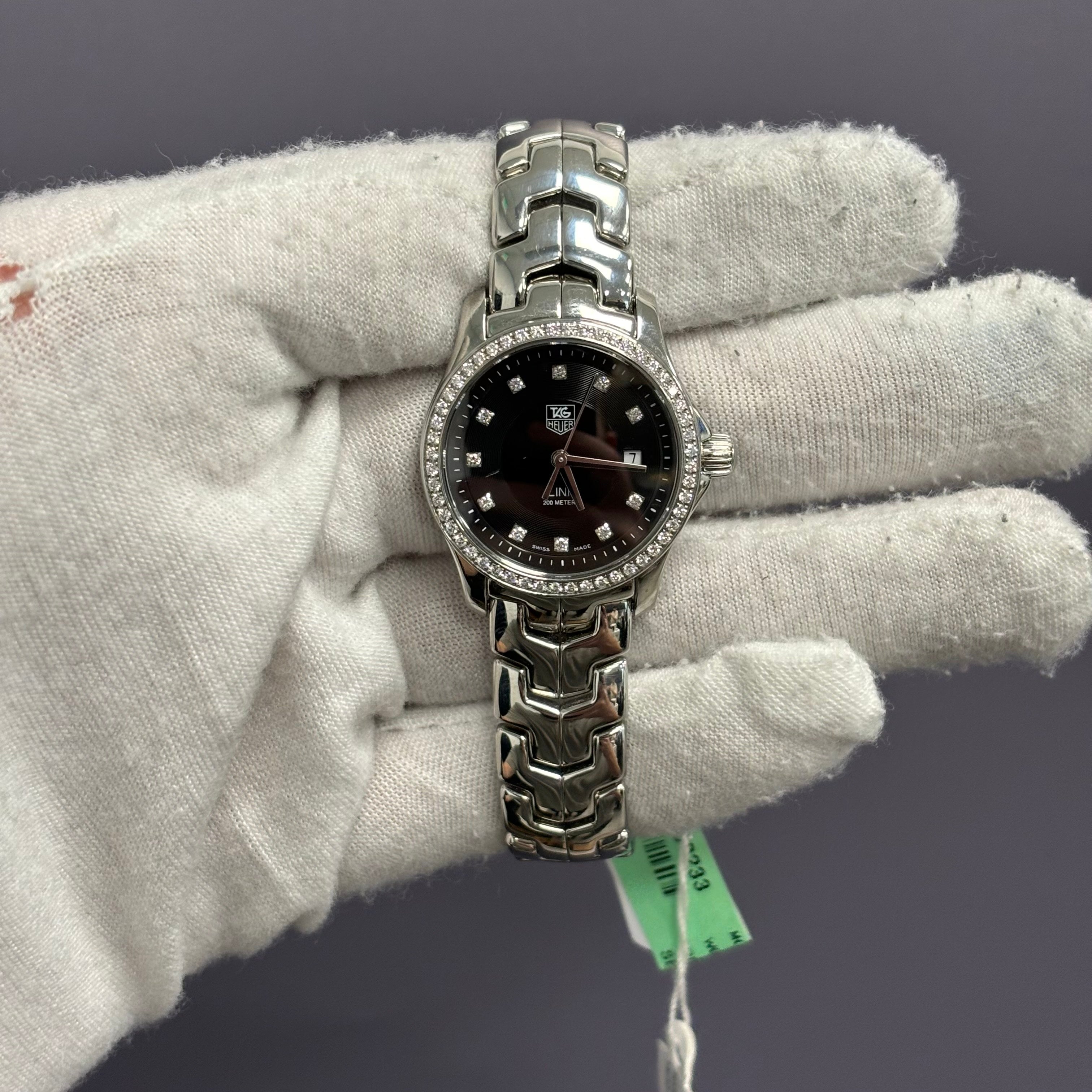 Tag Heuer Link 27mm Black Dial Watch Ref# WJF131A.BA0572 - Happy Jewelers Fine Jewelry Lifetime Warranty