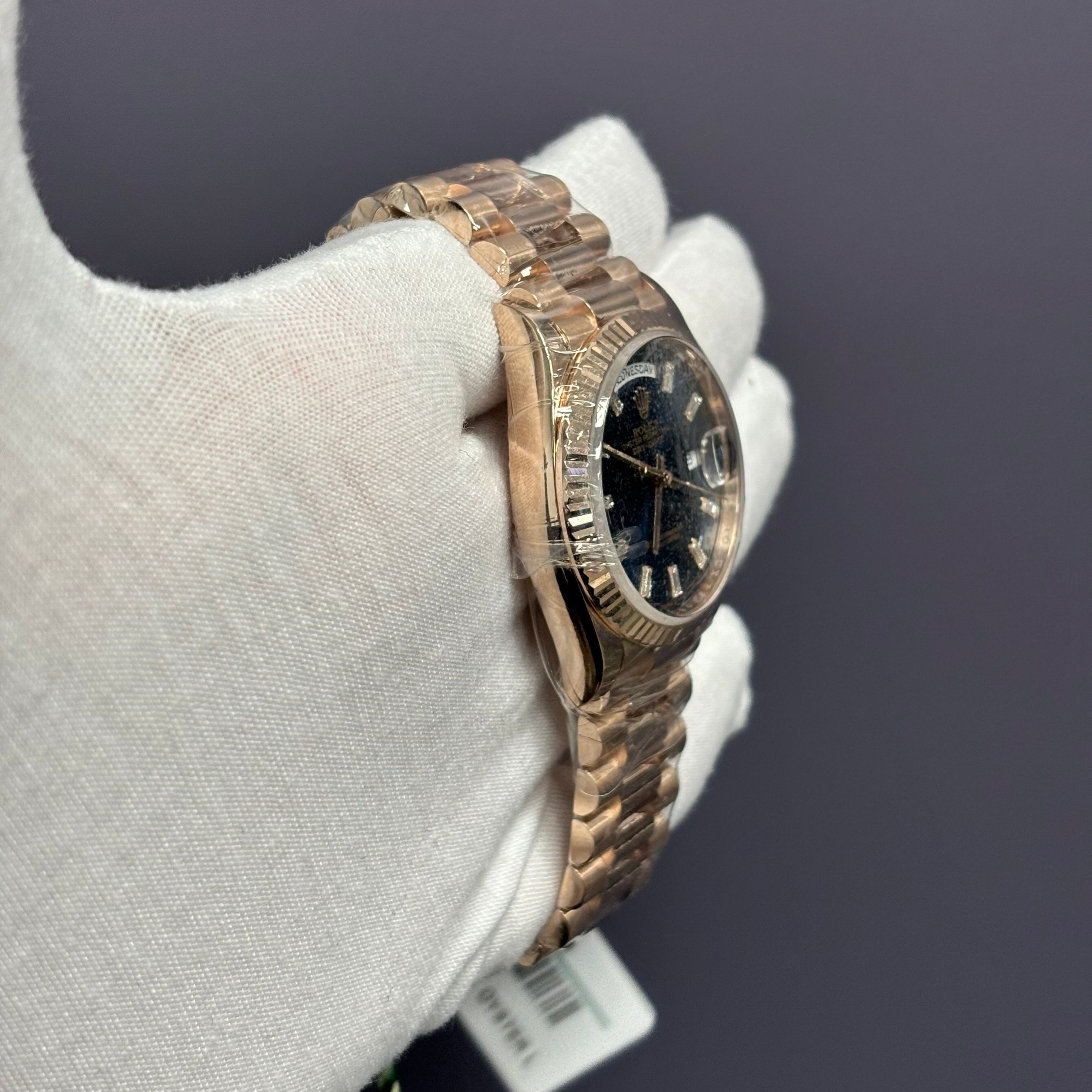 Rolex Day-Date 36mm Blue Dial Watch Ref# 128235 - Happy Jewelers Fine Jewelry Lifetime Warranty