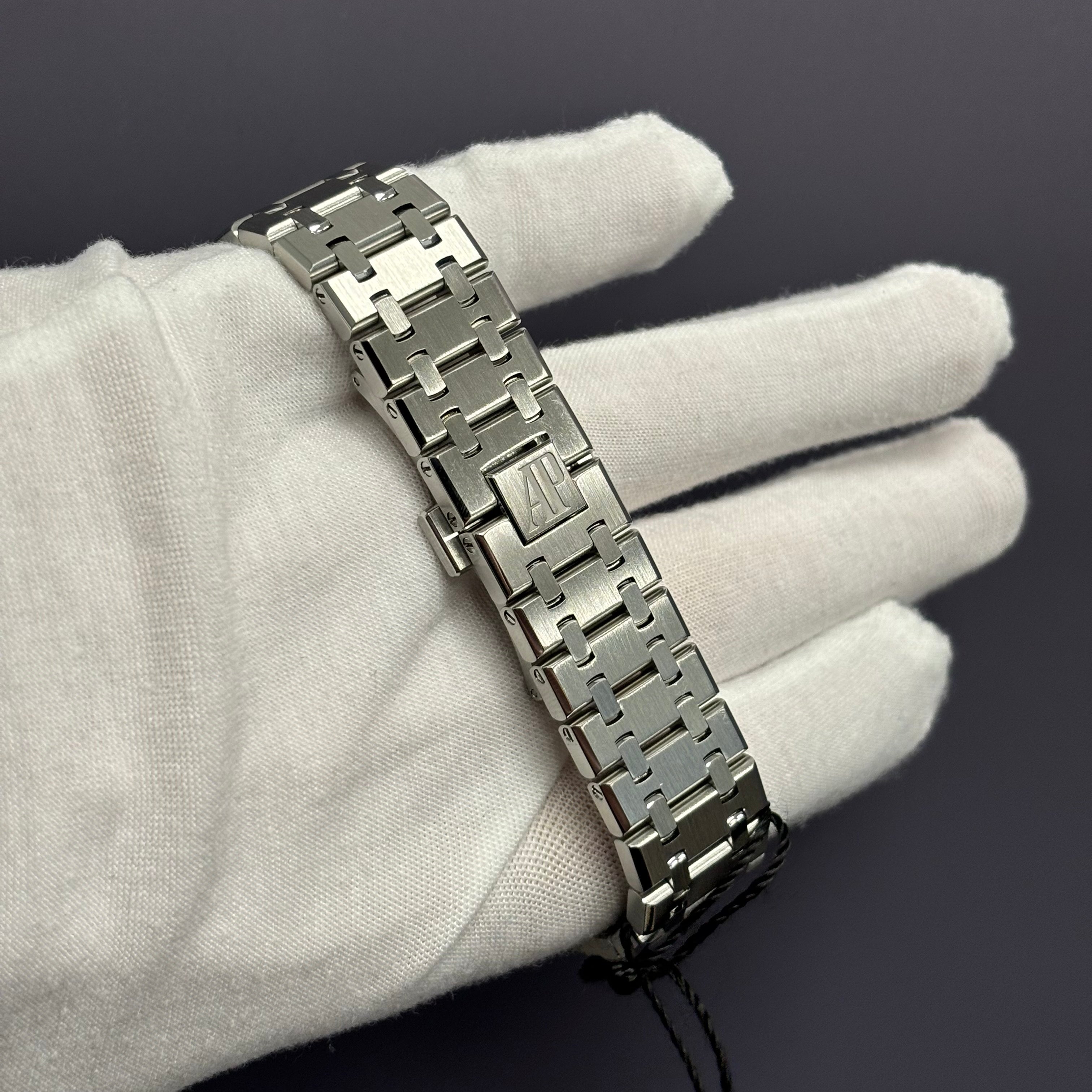 Audemars Piguet Royal Oak 41mm Blue Dial Watch Ref# 26320ST.OO.1220ST.03 - Happy Jewelers Fine Jewelry Lifetime Warranty