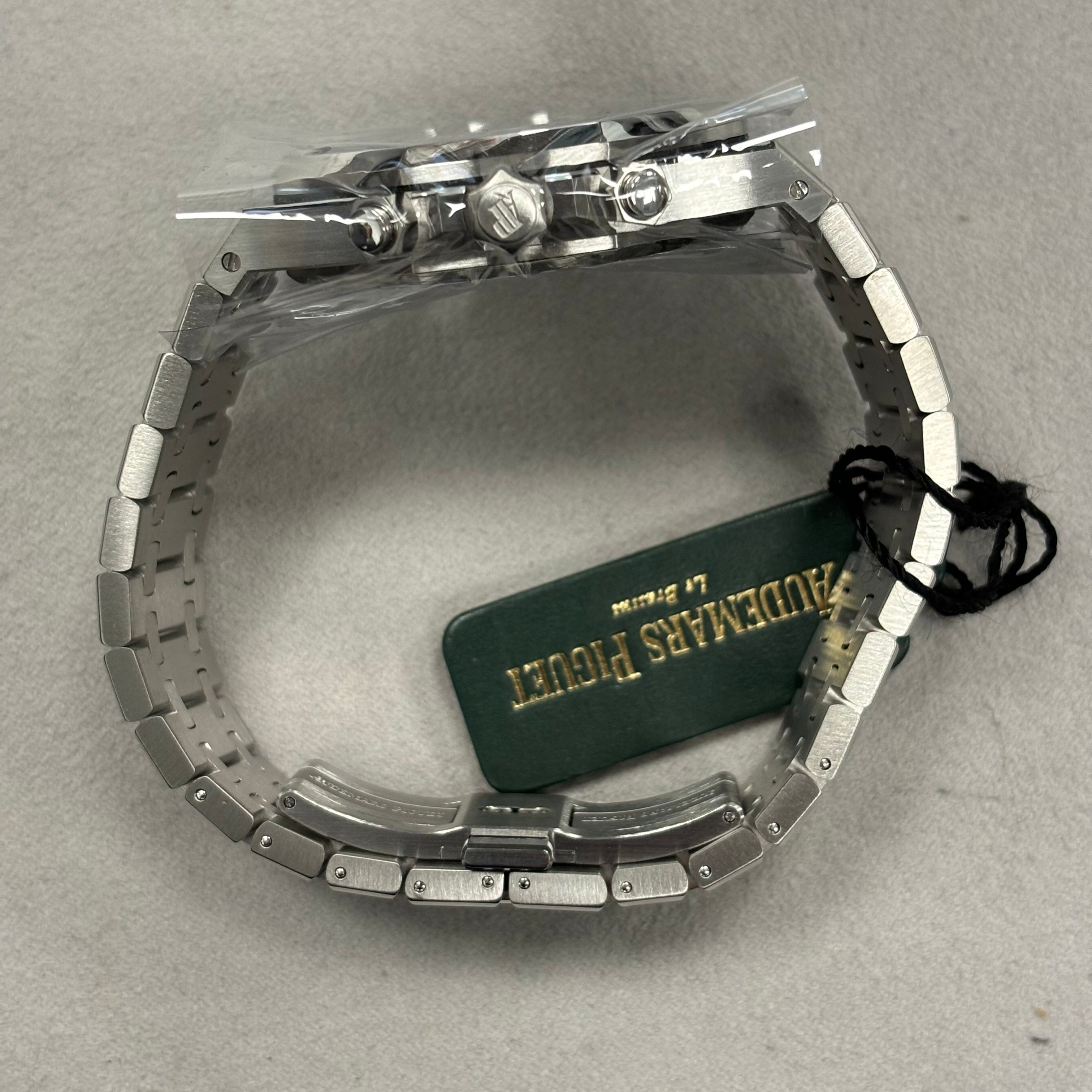 Audemars Piguet Royal Oak 41mm Blue Dial Watch Ref# 26320ST.OO.1220ST.03 - Happy Jewelers Fine Jewelry Lifetime Warranty