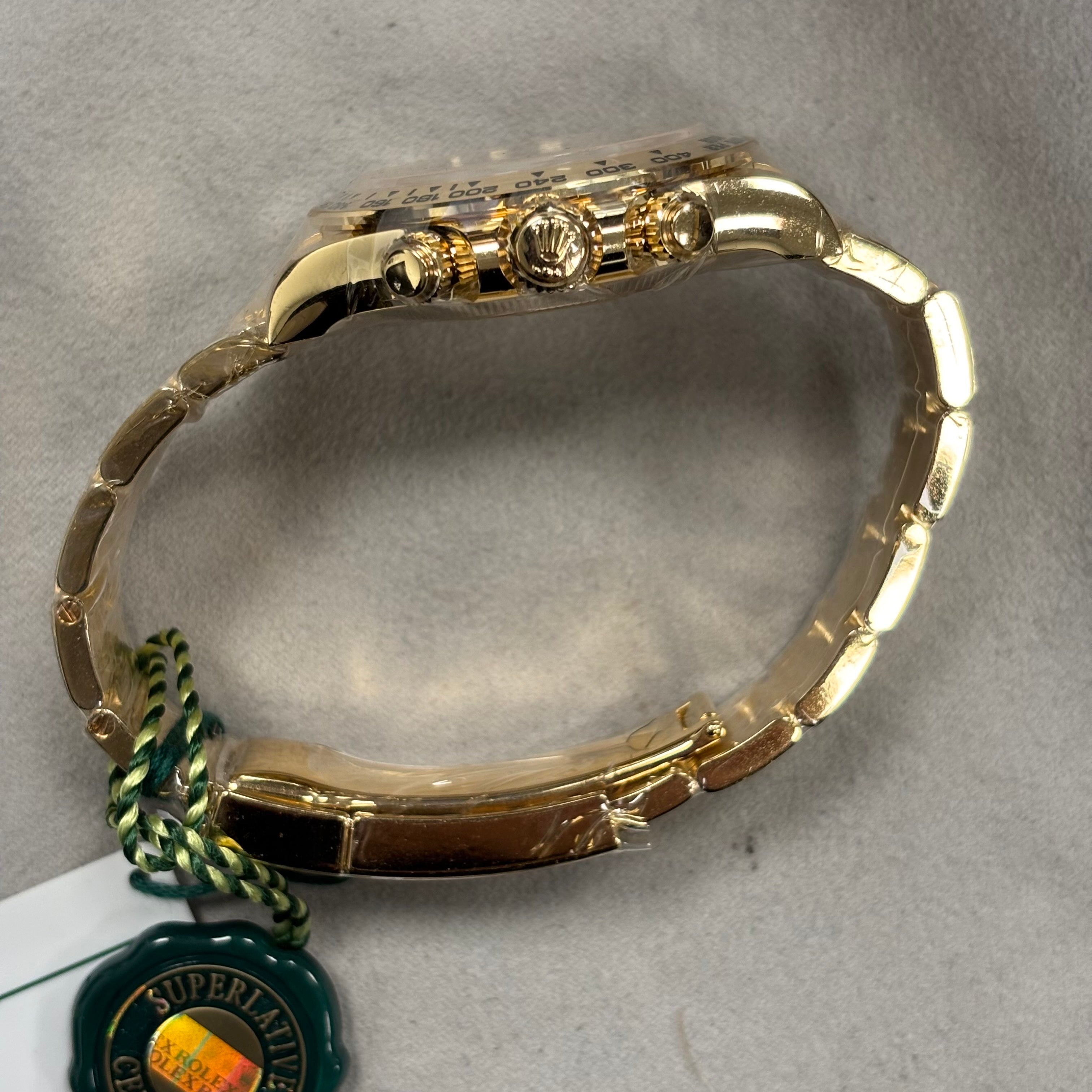 Rolex Daytona 40mm Yellow Gold Champagne Dial Ref# 126508 - Happy Jewelers Fine Jewelry Lifetime Warranty