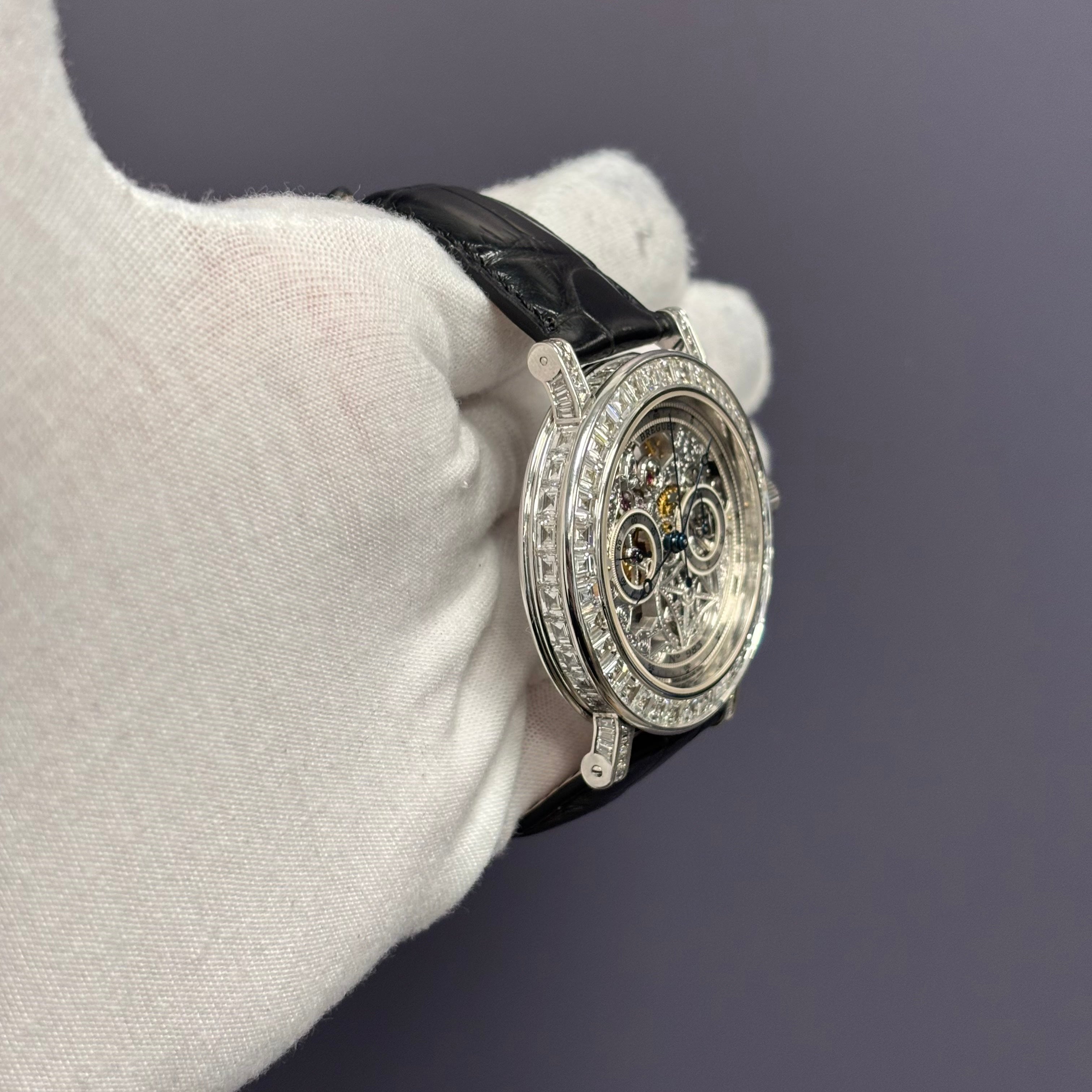 Breguet Classique 40mm Skeleton Dial Watch Ref# 5238BB/10/9V6.DD00 - Happy Jewelers Fine Jewelry Lifetime Warranty