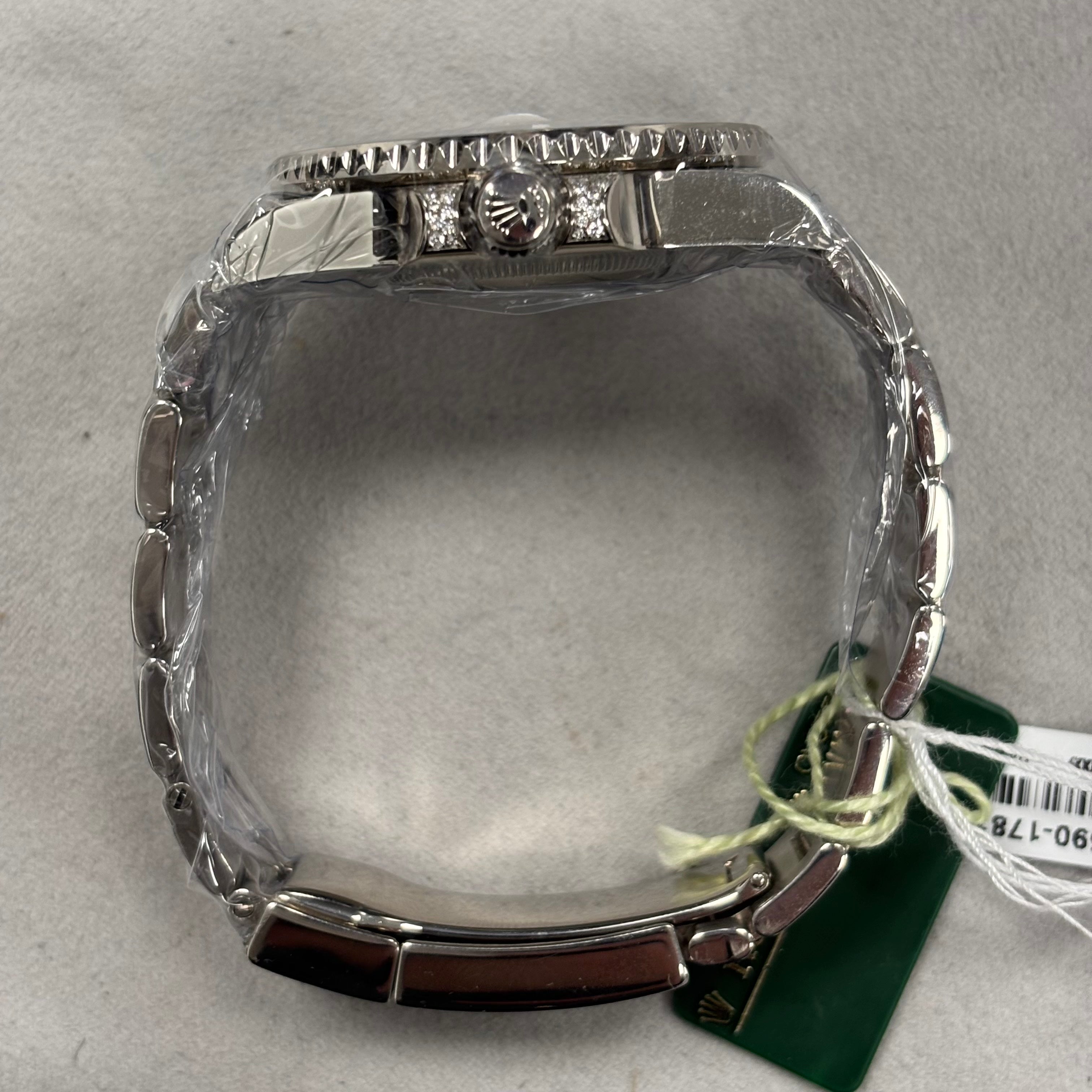 Rolex GMT-Master II 40mm Pave Dial Watch Ref# 116759SANR - Happy Jewelers Fine Jewelry Lifetime Warranty